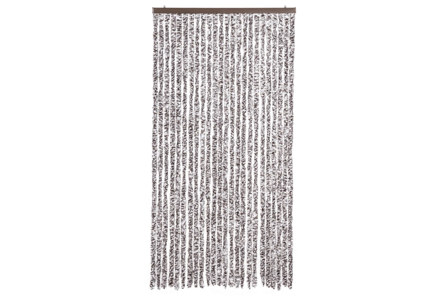 vidaXL Insect Curtain Brown And Beige 100x220cm Chenille-2