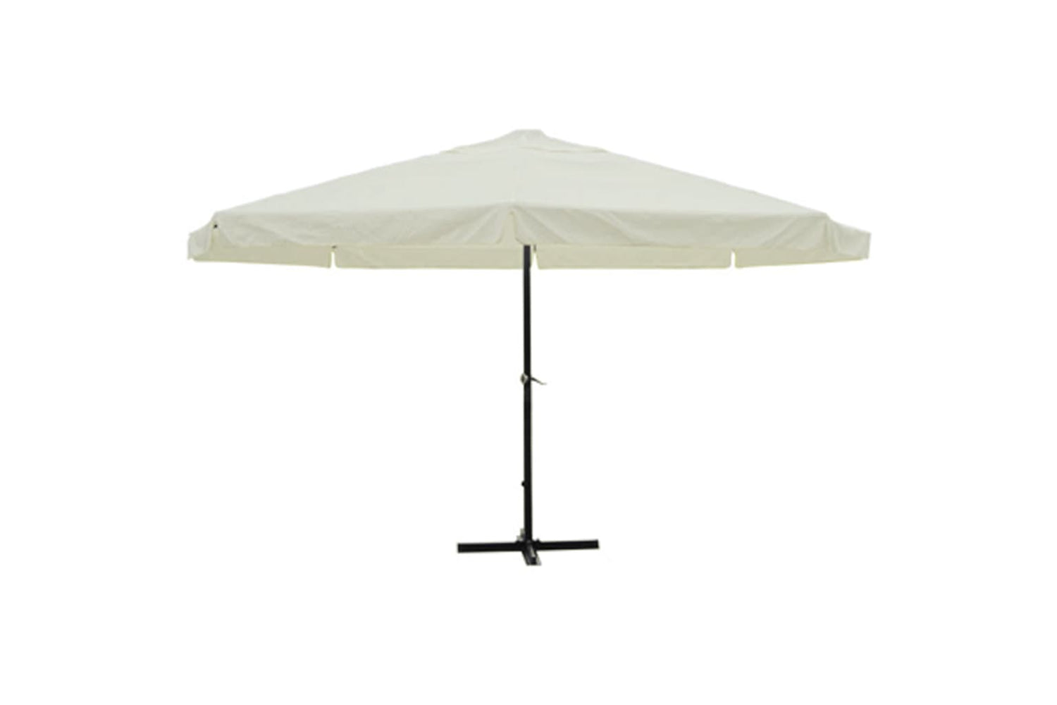 vidaXL 40301 Parasol White Aluminium 500cm-2