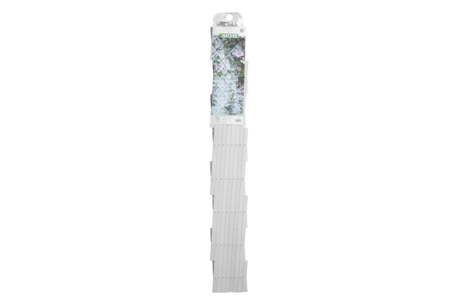 Nature 409350 Garden Trellis 100x200 Cm Pvc White 6040703-3
