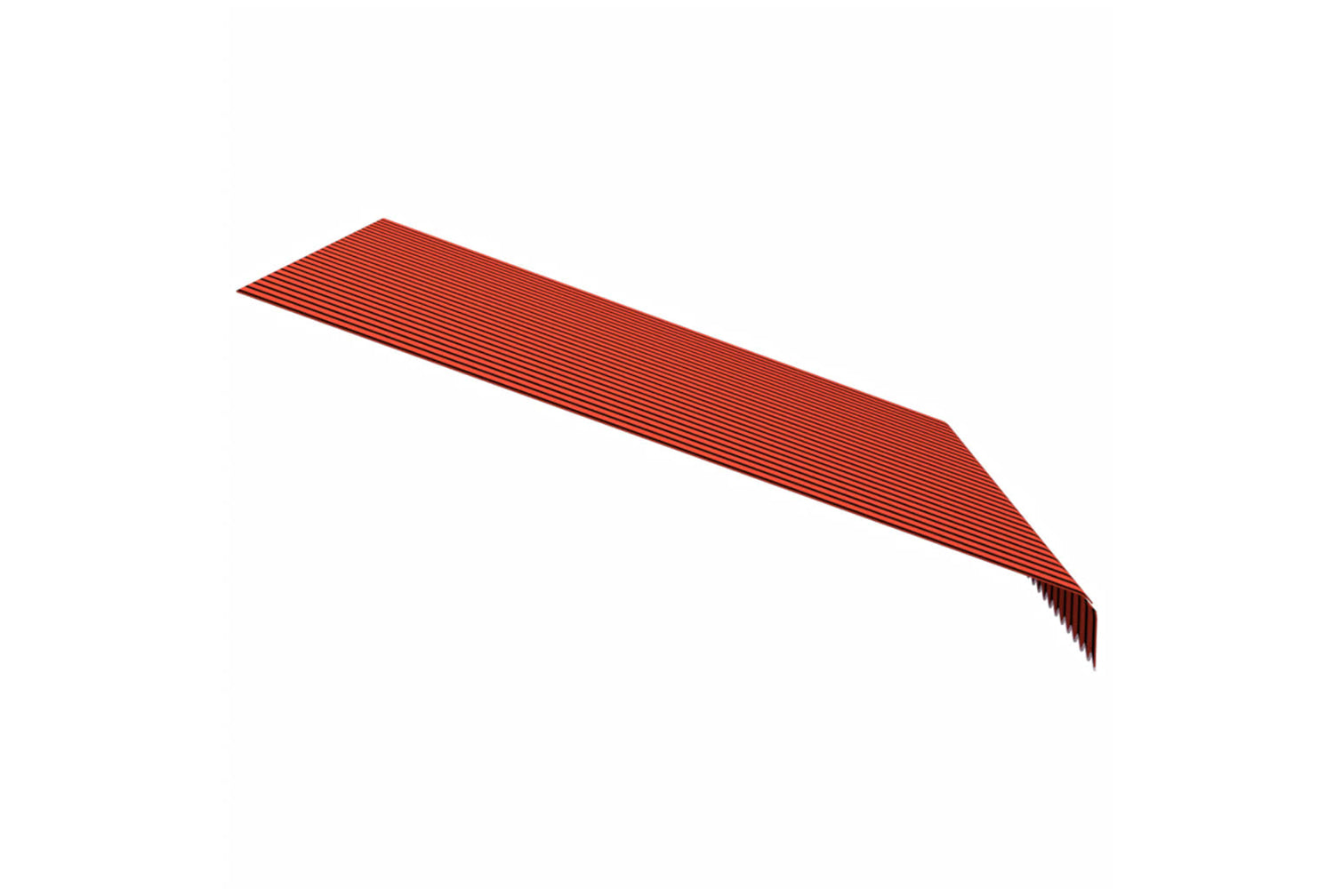 vidaXL Awning Top Sunshade Canvas Orange And Brown 400x300cm-3