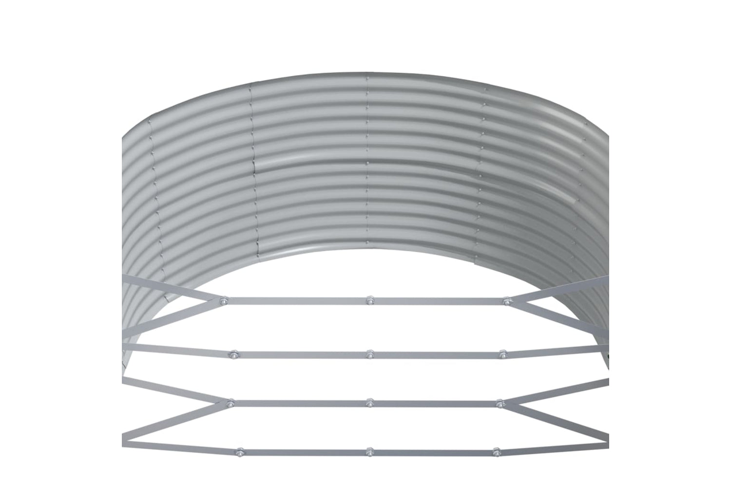 vidaXL 319100 Garden Raised Bed Brown 291x140x68cm Powder-coated Steel-4