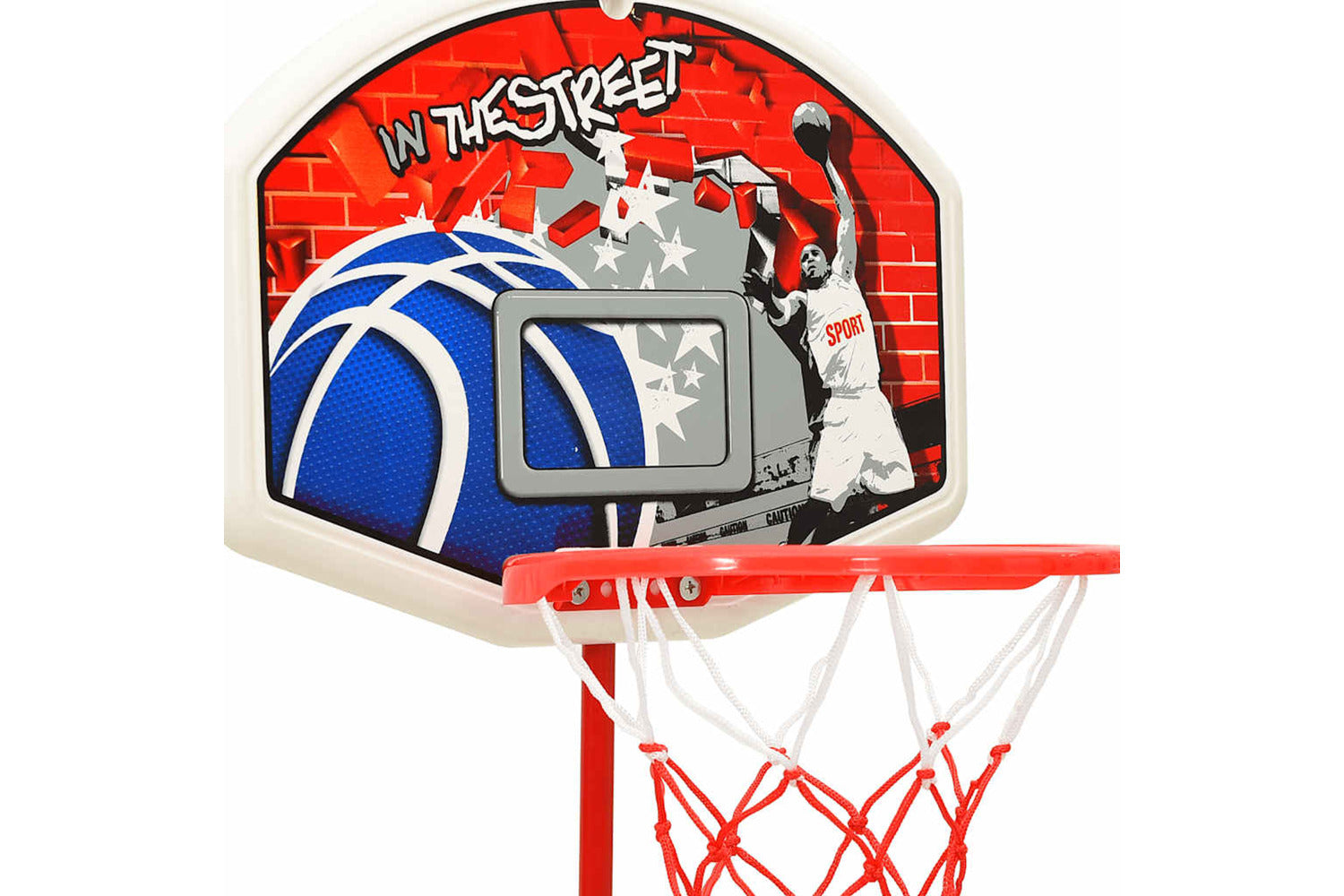 Vidaxl Children Basketball Play Set Adjustable 120 Cm-4