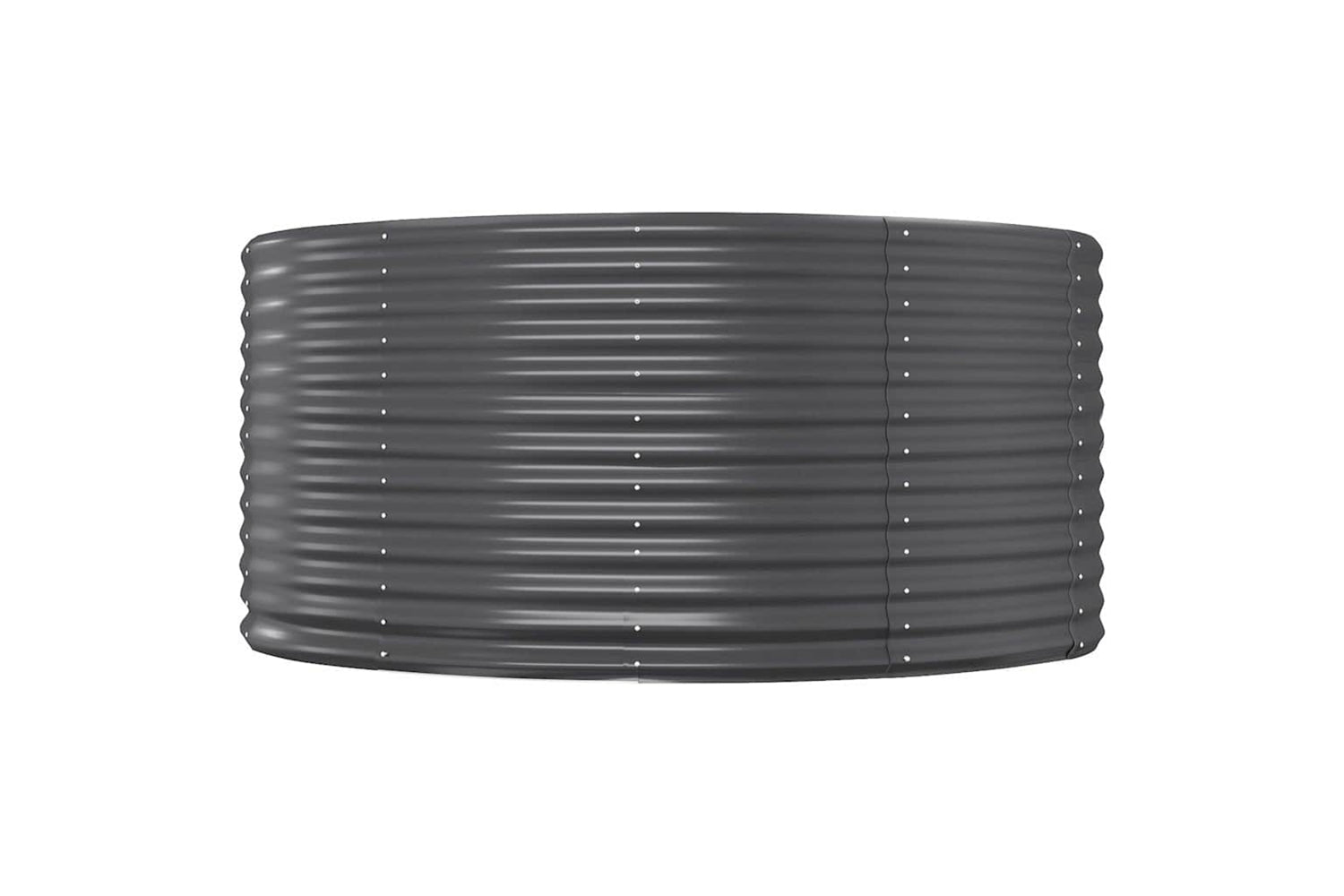 vidaXL 319106 Garden Raised Bed Anthracite 367x140x68cm Powder-coated Steel-3