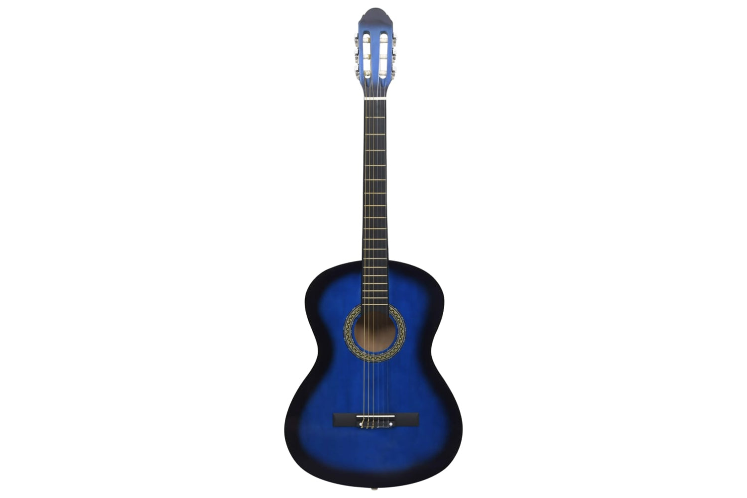 vidaXL 3055599 Classical Guitar For Beginner With Bag Blue 4/4 39"-3