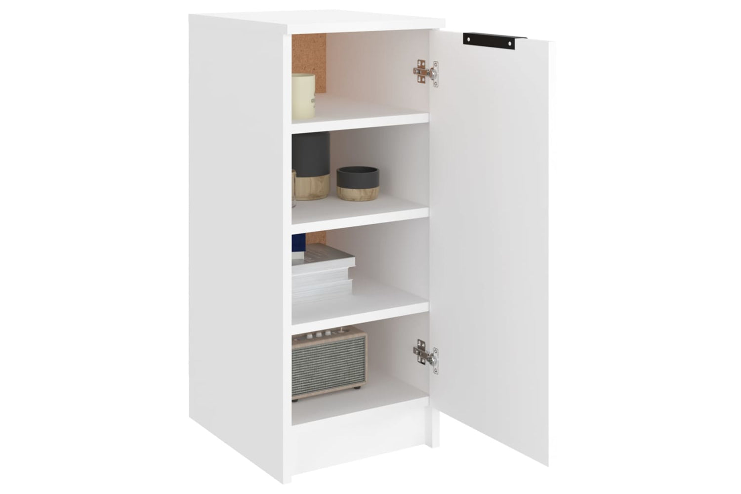 vidaXL 811412 Shoe Cabinet White 30x35x70cm Engineered Wood-3