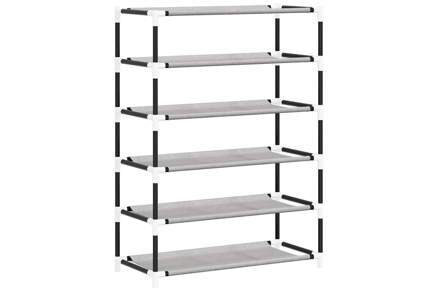 vidaXL 337262 Shoe Cabinet Grey 60x28x90cm Fabric-4