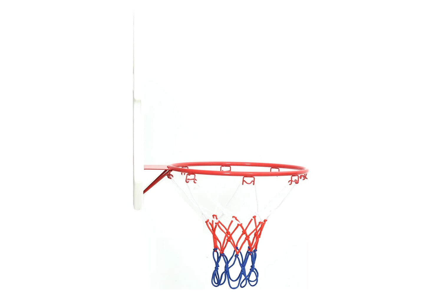 Vidaxl Five Piece Wall Mounted Basketball Backboard Set 66x44.5 Cm-4