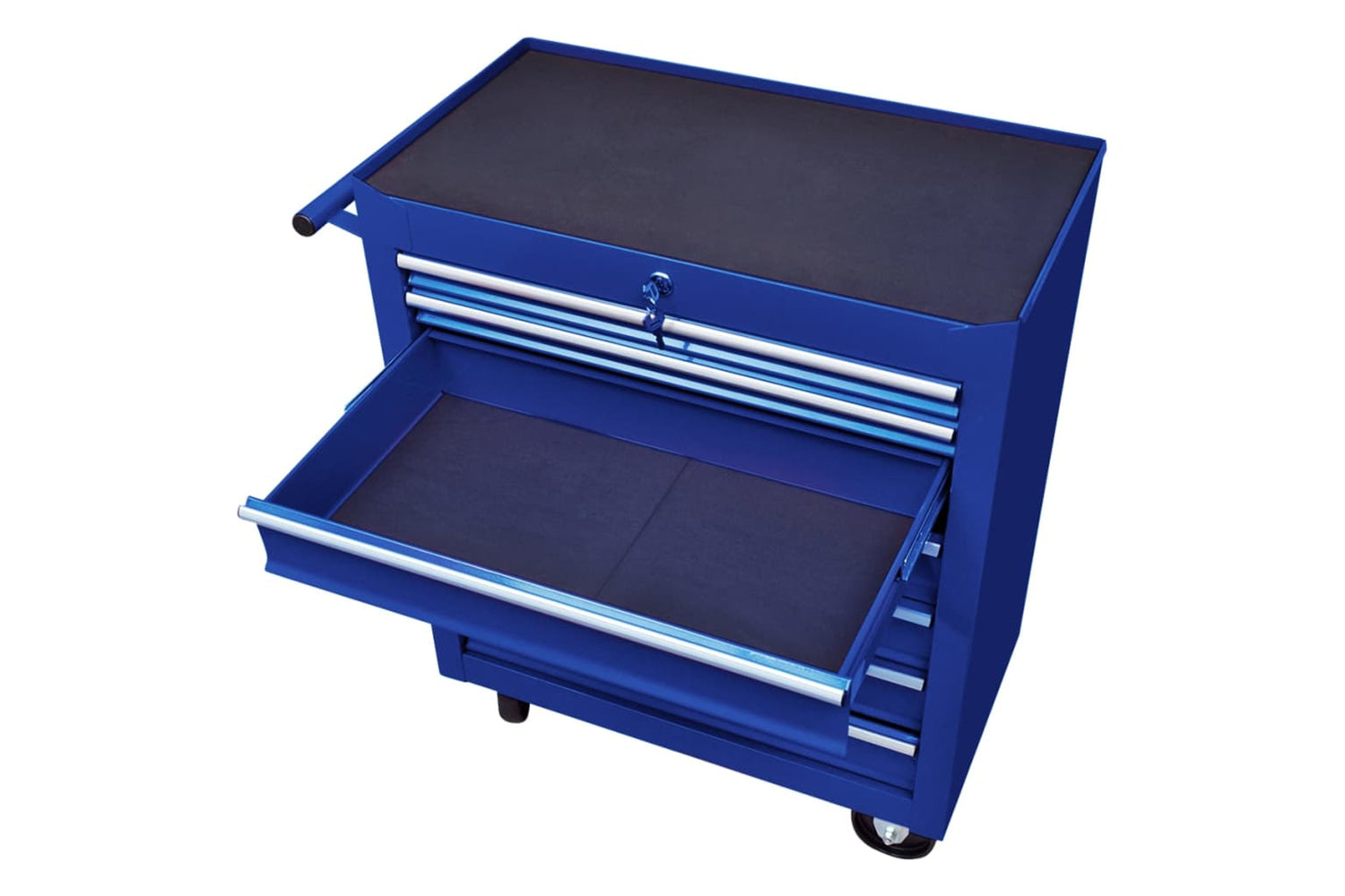 vidaXL 147173 Workshop Tool Trolley with 7 Drawers | Blue-4
