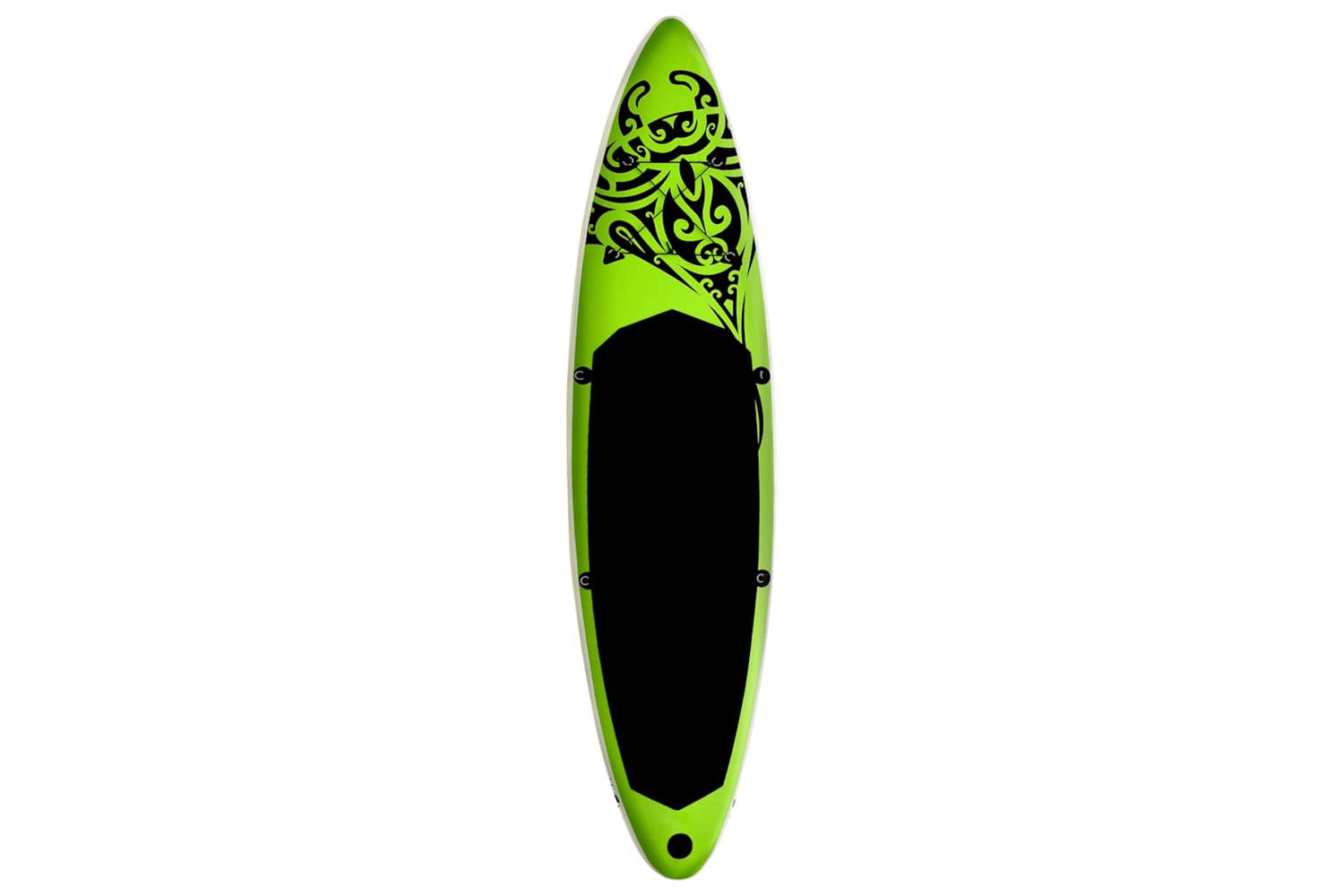Vidaxl Inflatable Stand Up Paddleboard Set 366x76x15 Cm Green-3