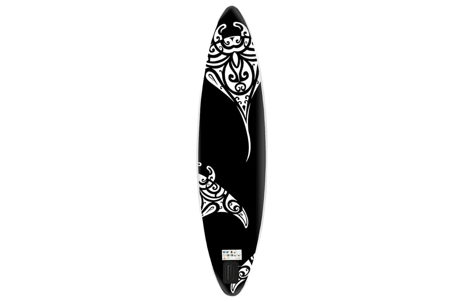 Vidaxl Inflatable Stand Up Paddleboard Set 305x76x15 Cm Black-3