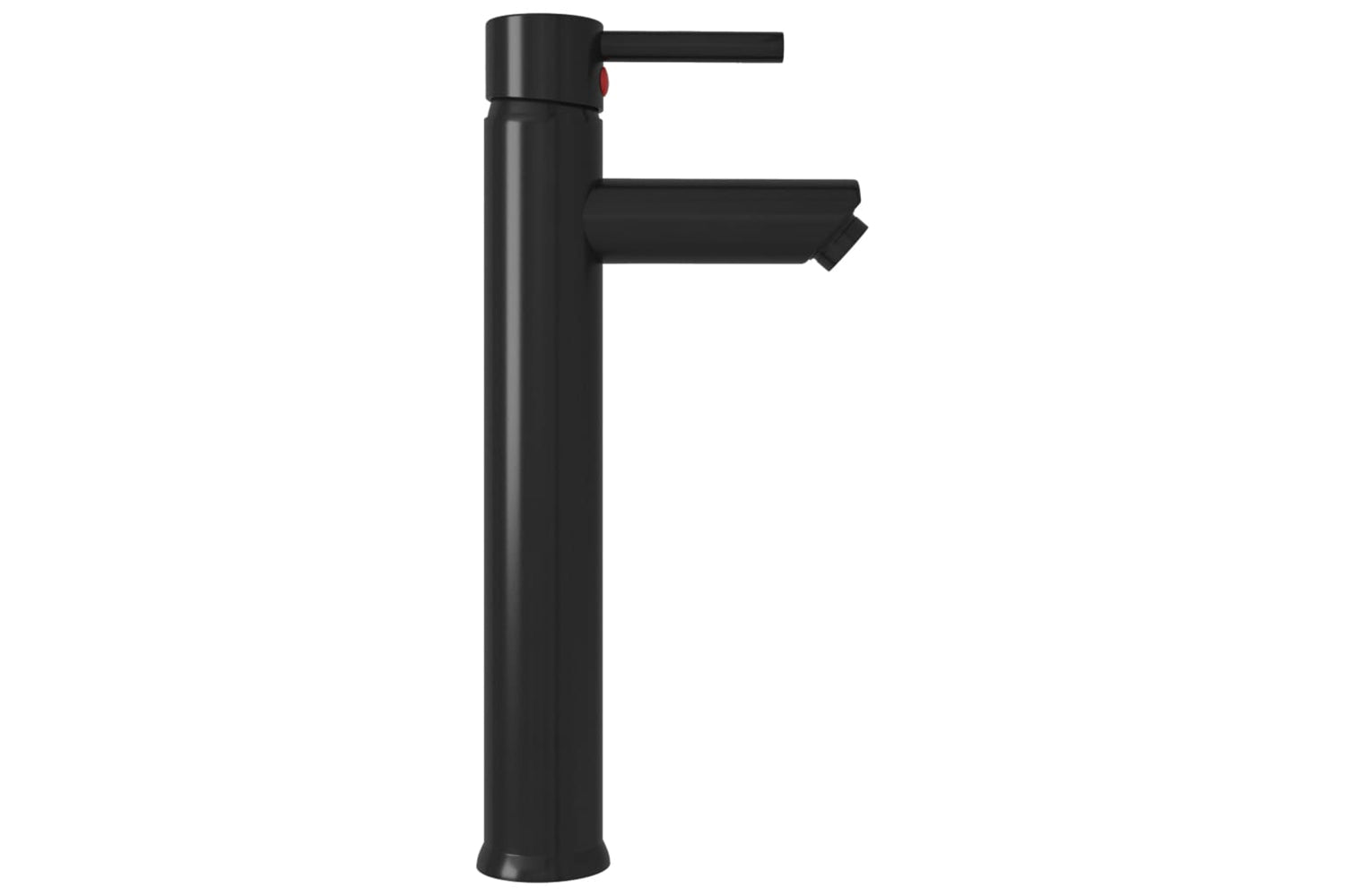 vidaXL 149088 Bathroom Mixer Tap Black 12x30cm-3