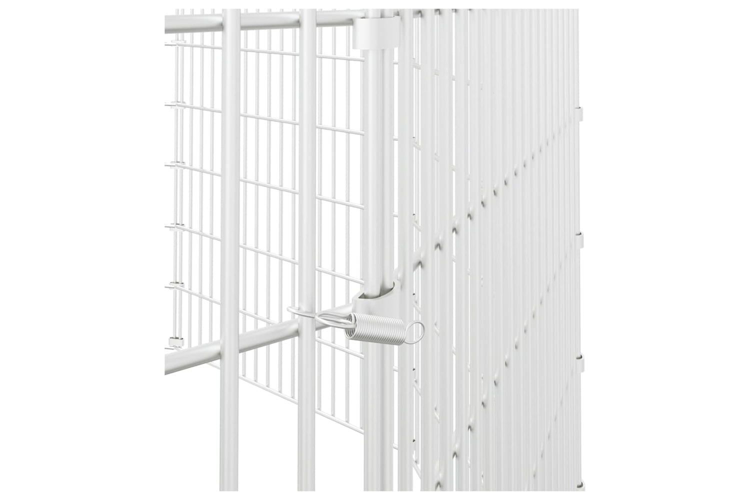 Vidaxl Free Range Animal Enclosure 10-panel 54x100 Cm Galvanised Iron-5