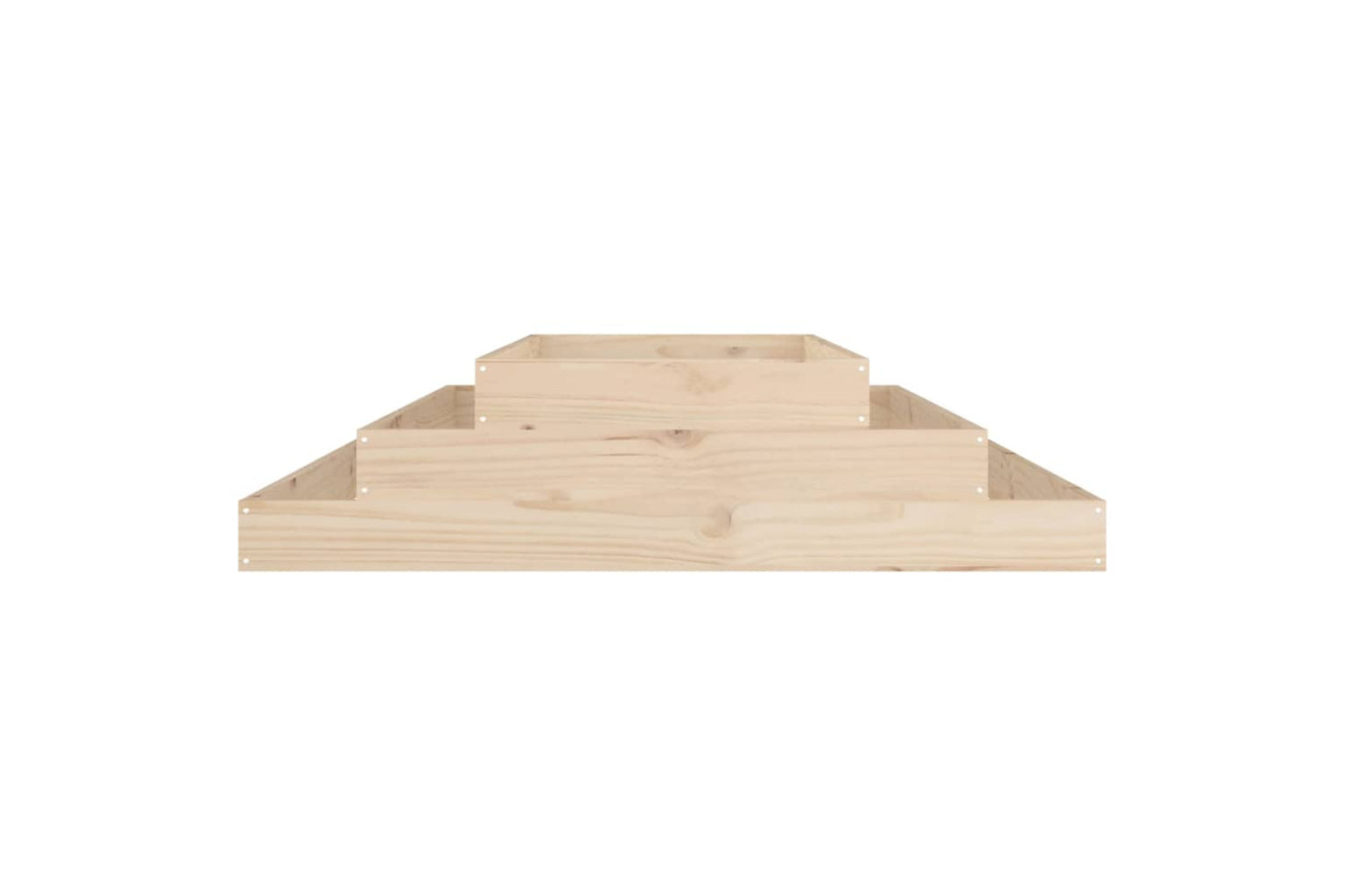 vidaXL 823899 Planter 110x110x27cm Solid Wood Pine-3