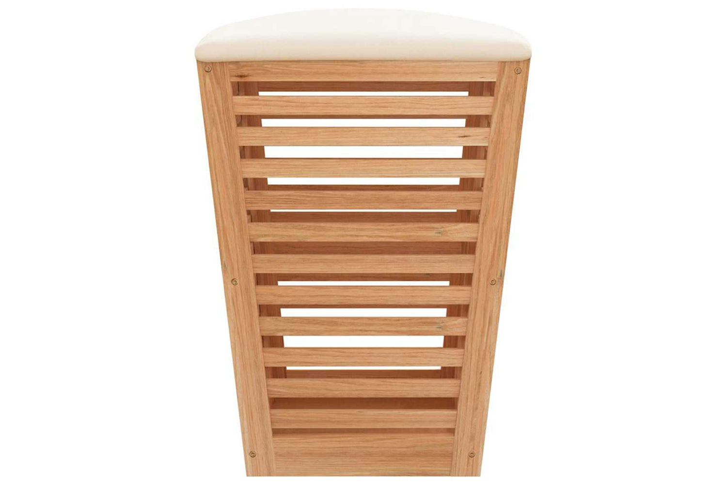 vidaXL 350352 Bathroom Stool 40.5x40.5x56cm Solid Wood Walnut-5
