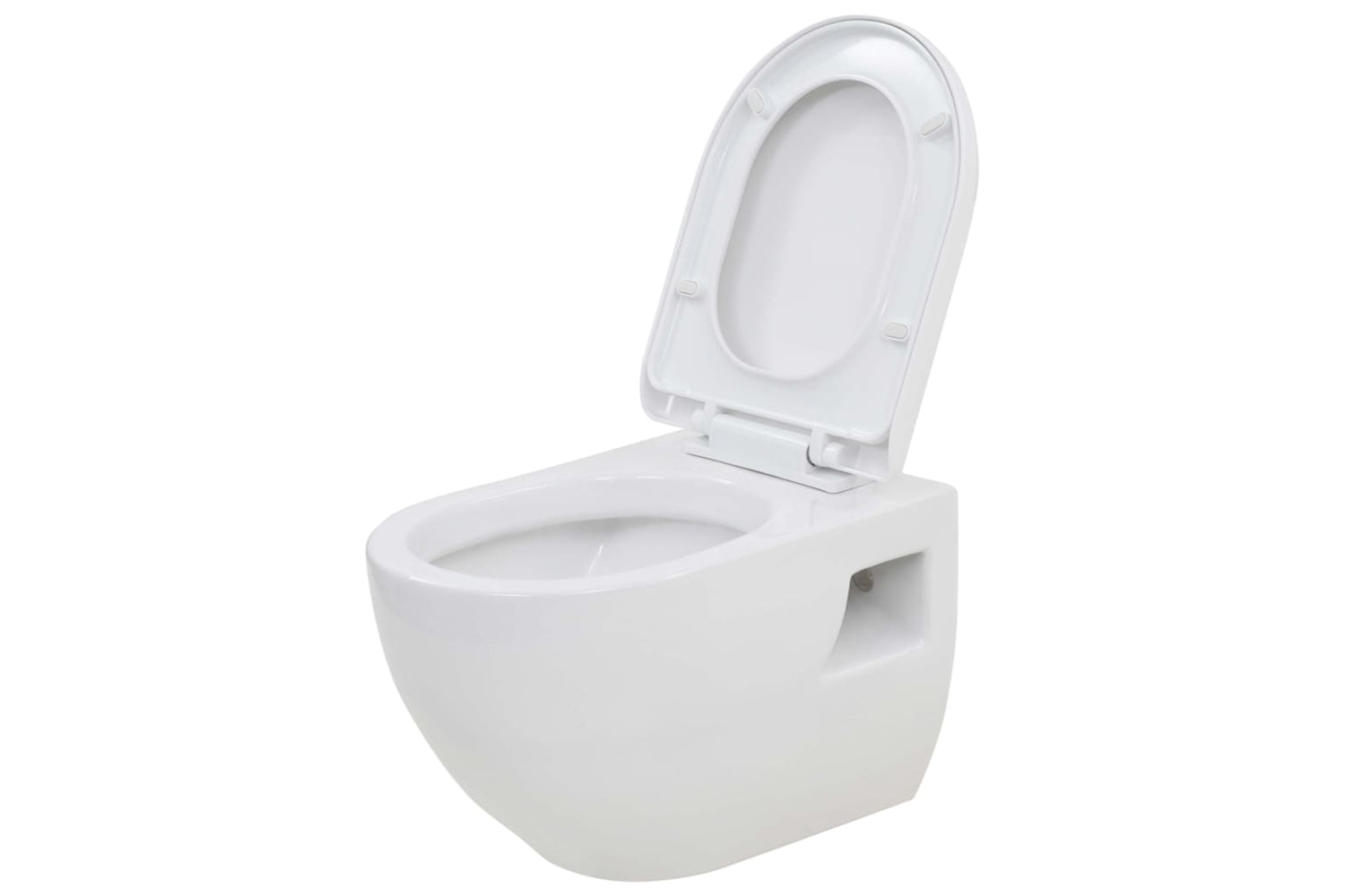 Vidaxl 3082092 Wall-hung Toilet With Concealed High Cistern Ceramic-4