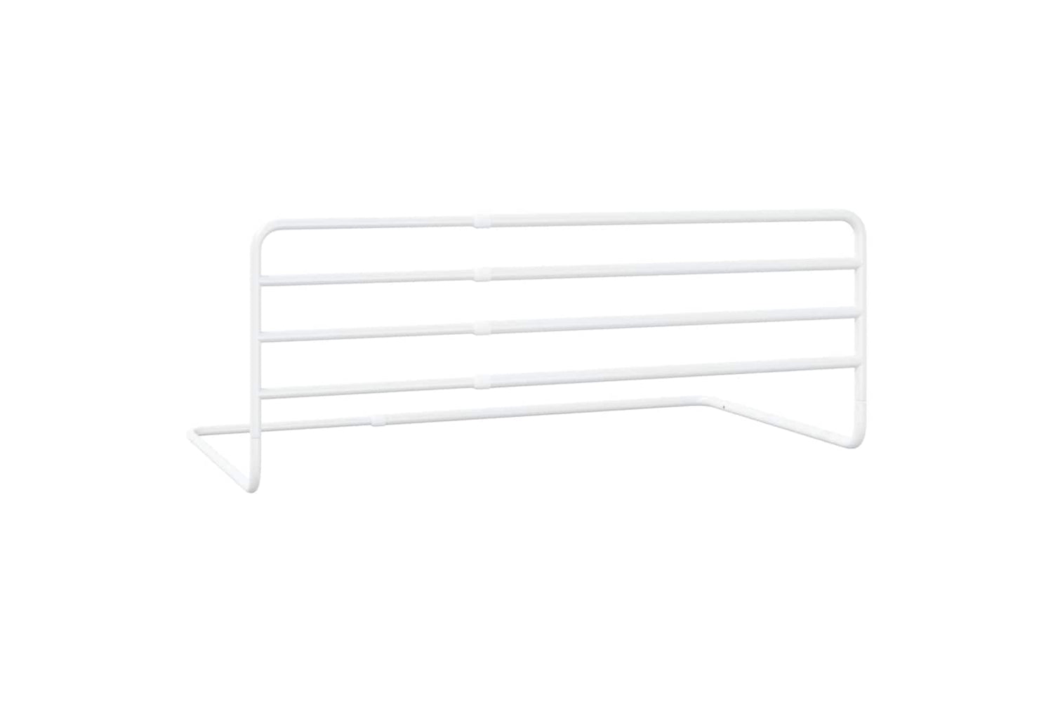 Vidaxl Toddler Safety Bed Rail White (76-137)x55 Cm Iron-4