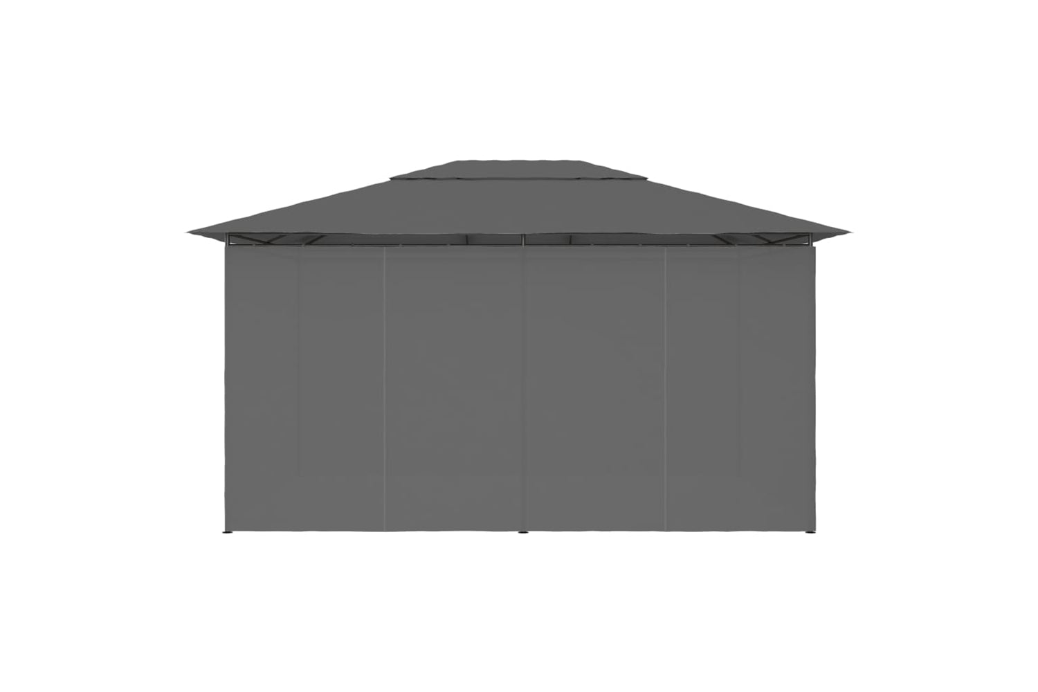Vidaxl 47960 Garden Marquee With Curtains 4x3 M Anthracite-5