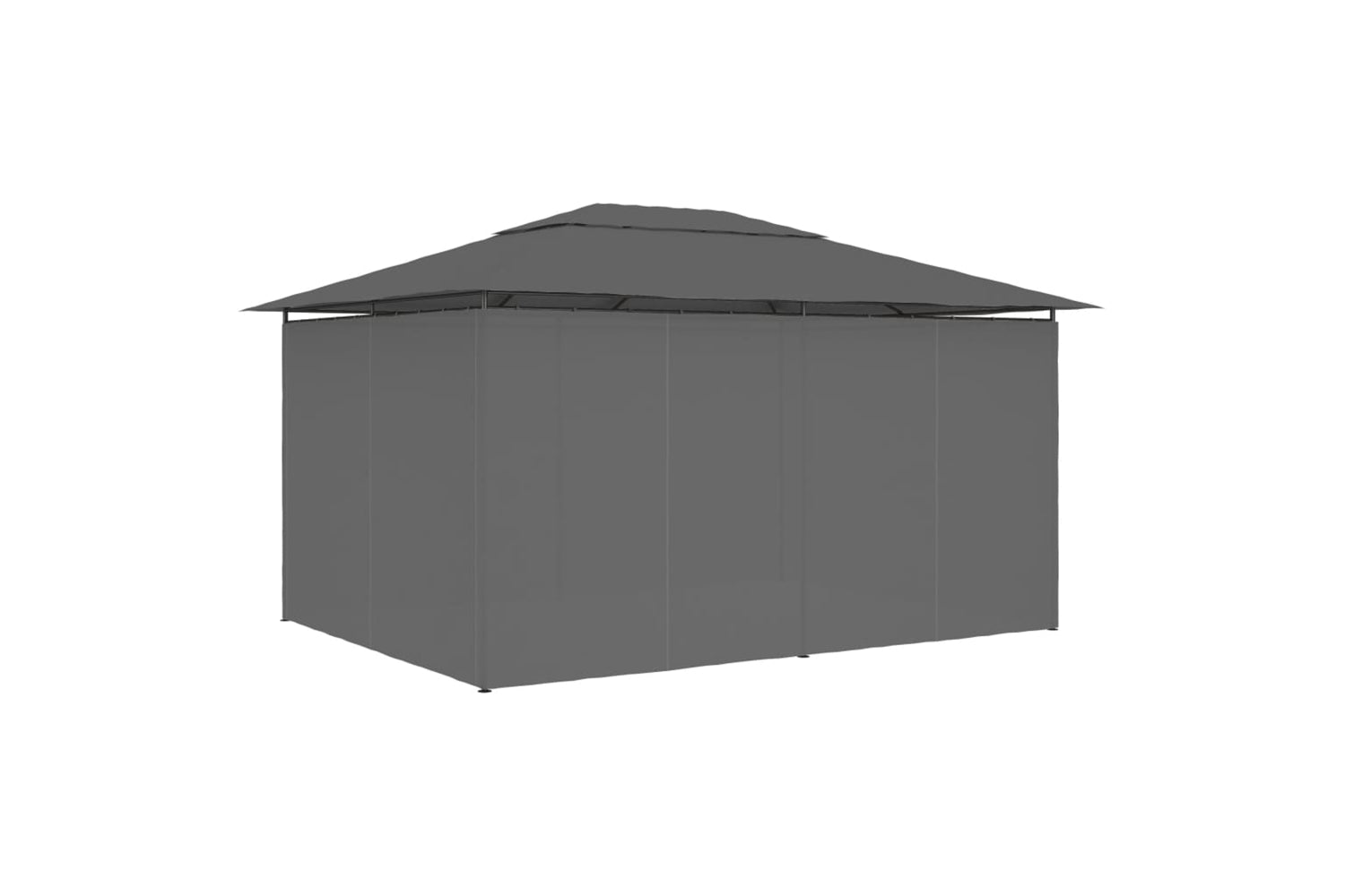 Vidaxl 47960 Garden Marquee With Curtains 4x3 M Anthracite-4