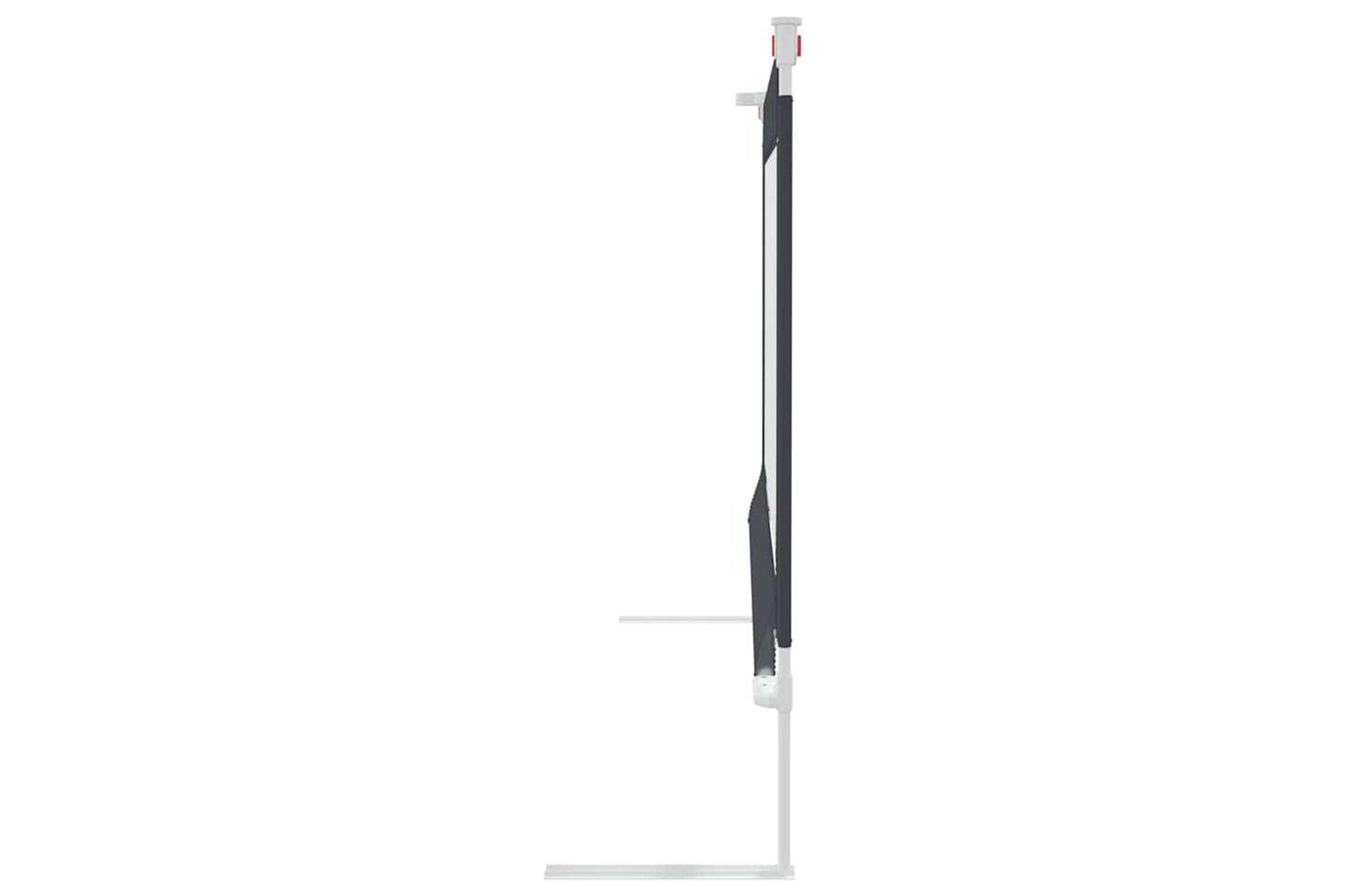 Vidaxl Toddler Safety Bed Rail Dark Grey 90x25 Cm Fabric-3
