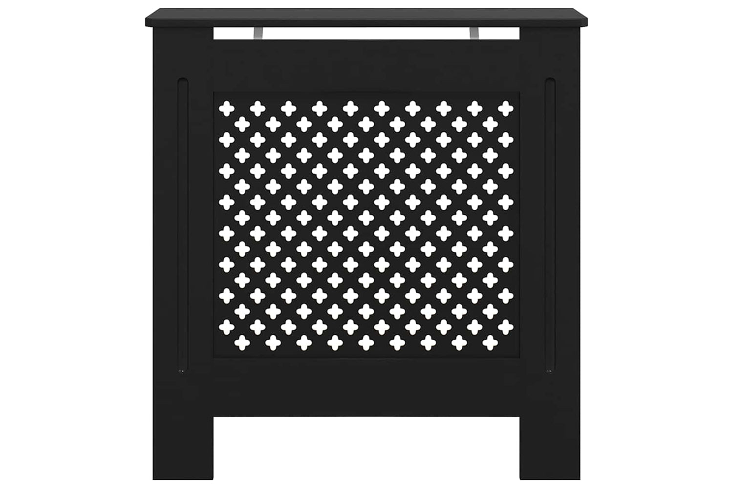 vidaXL Mdf Radiator Cover Black 78cm-3