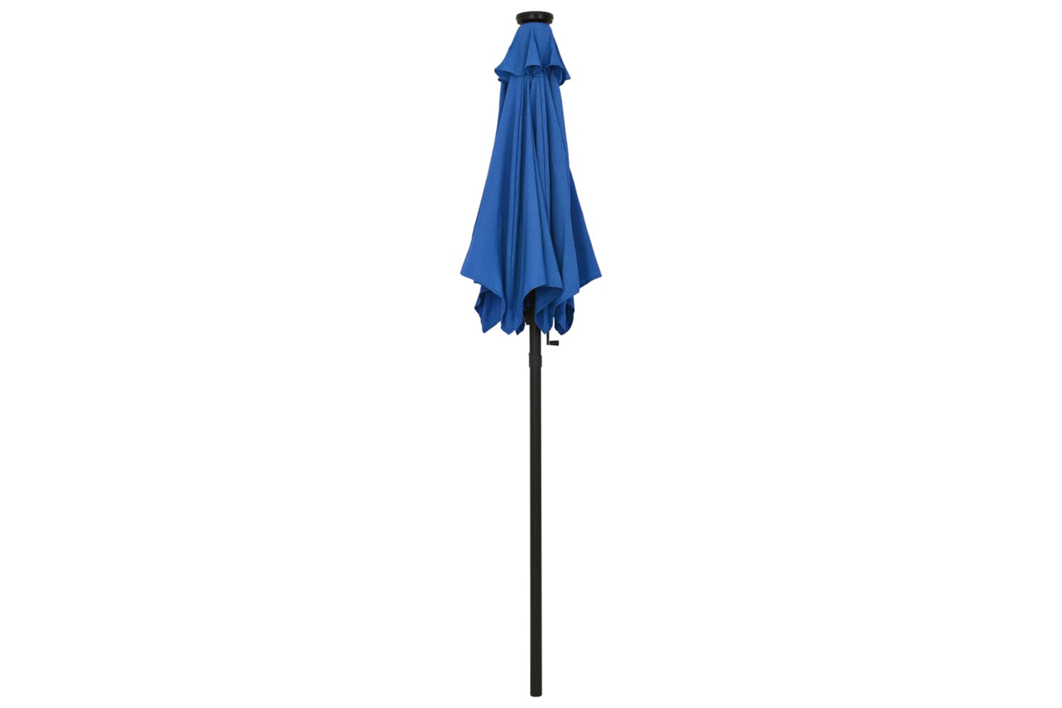 Vidaxl 313564 Parasol With Led Lights Azure Blue 200x211 Cm Aluminium-3