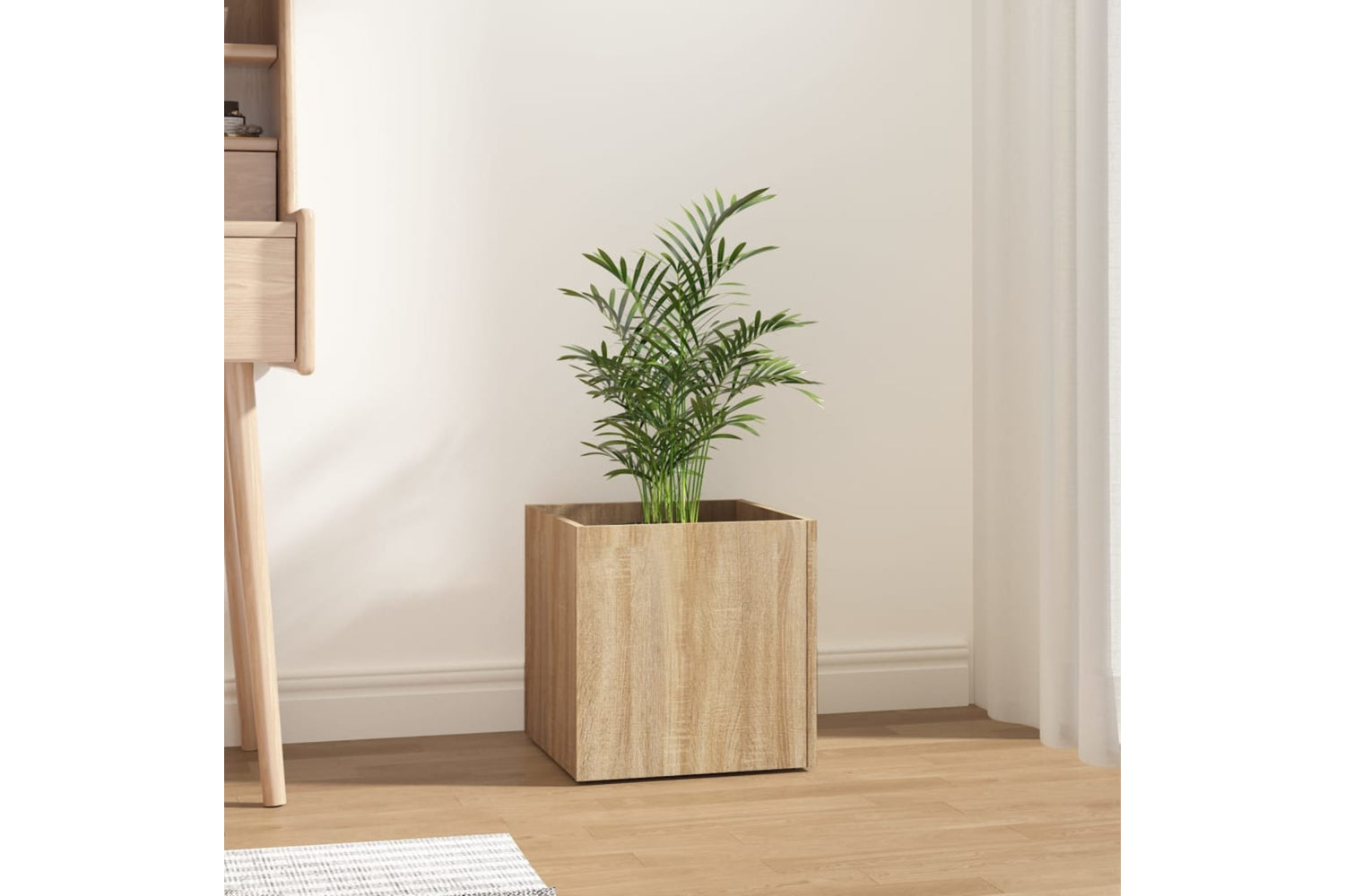 vidaXL 808795 Planter Box Sonoma Oak 40x40x40cm Engineered Wood-2