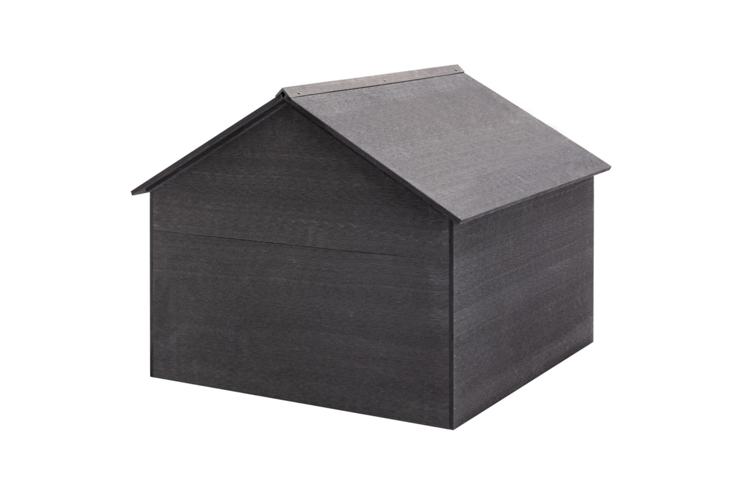 vidaXL 149036 Lawn Mower Garage Grey 80x80x70cm Wpc-4