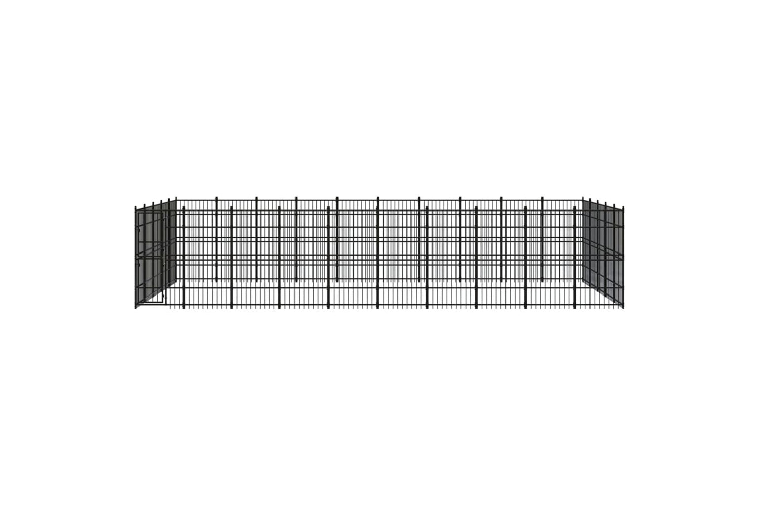 Vidaxl 3097994 Outdoor Dog Kennel Steel 46.08 M2-2