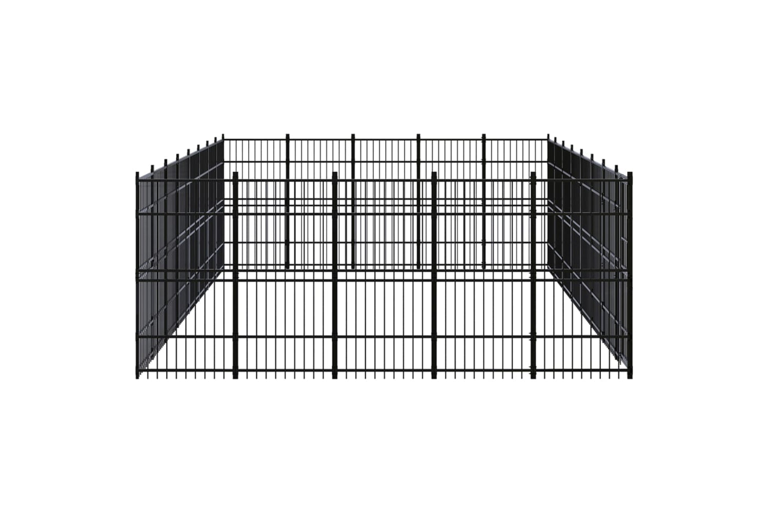 Vidaxl 3097992 Outdoor Dog Kennel Steel 36.86 M2-3