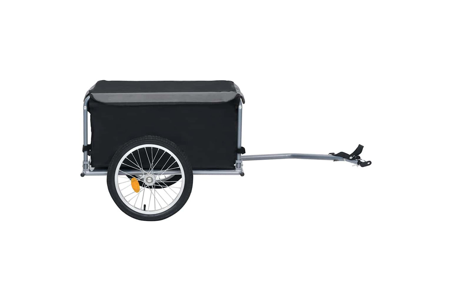 Vidaxl Bike Trailer Black And Grey 65 Kg-3