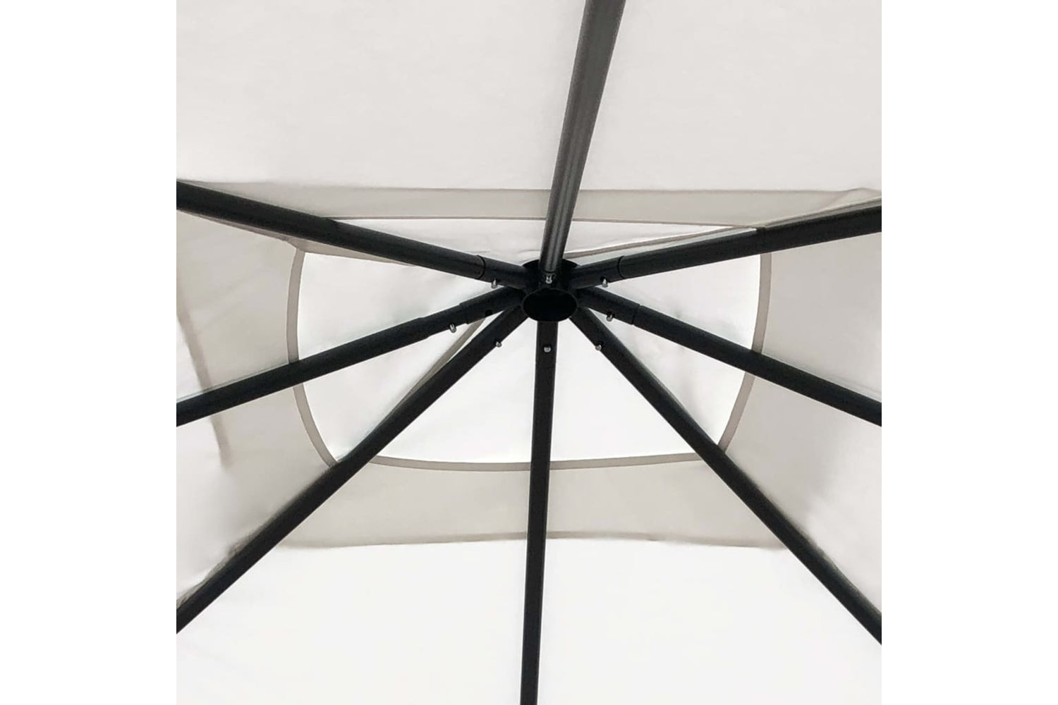 Vidaxl 313608 Gazebo 3x3x2.6 M Cream 160 G/mâ²-3