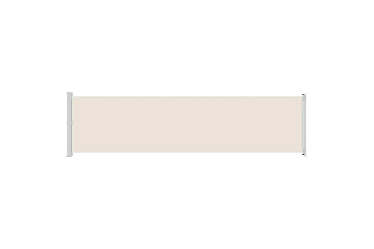 vidaXL Patio Retractable Side Awning 600x160cm Cream-3