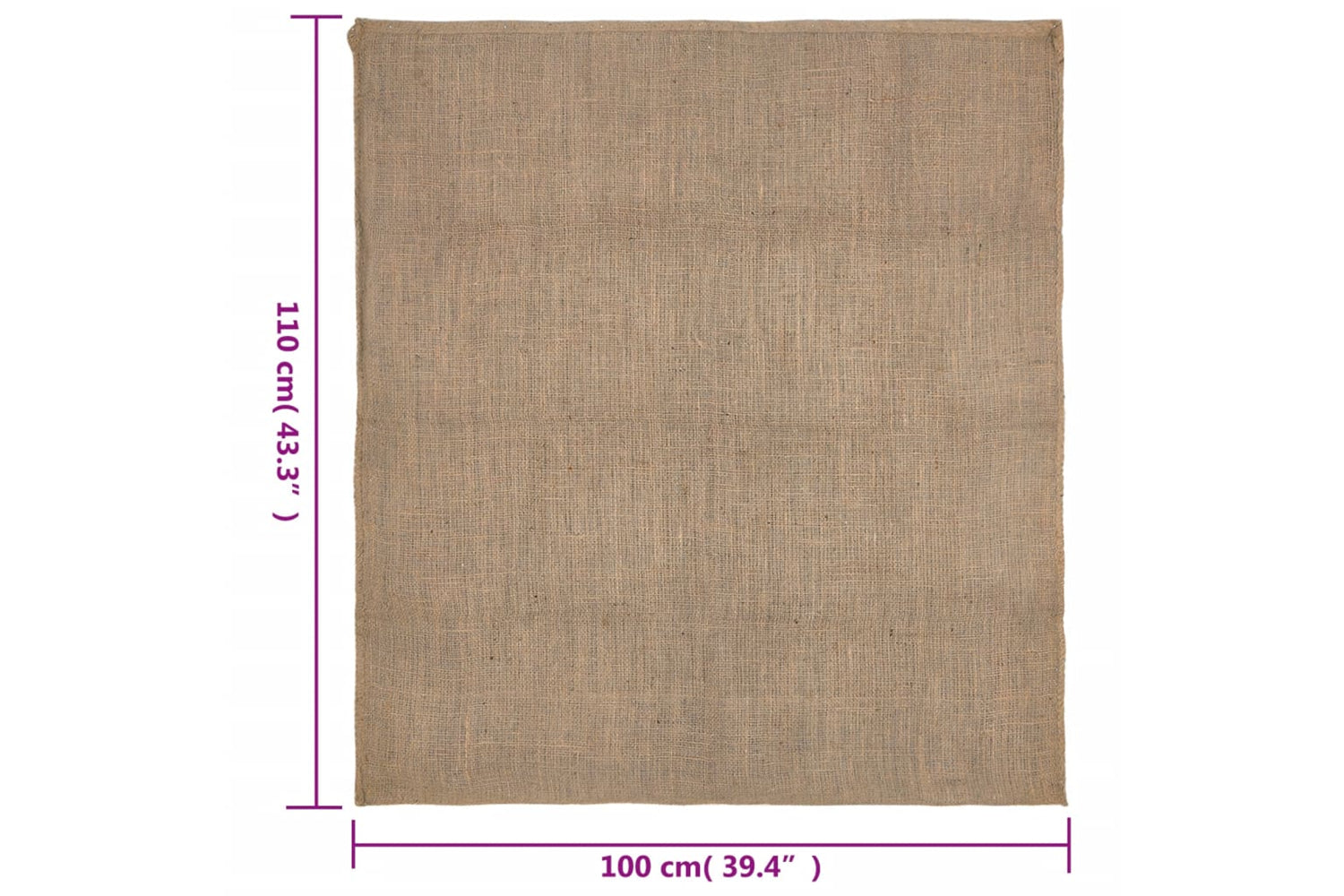 vidaXL 155781 Jute Sacks 5 Pcs 100x110cm 100% Jute 220 Gsm-7