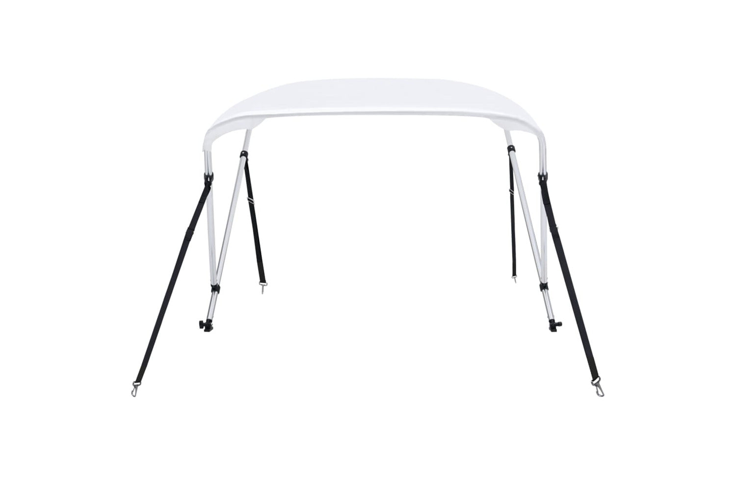 vidaXL 93123 2 Bow Bimini Top White 150x120x110cm-3