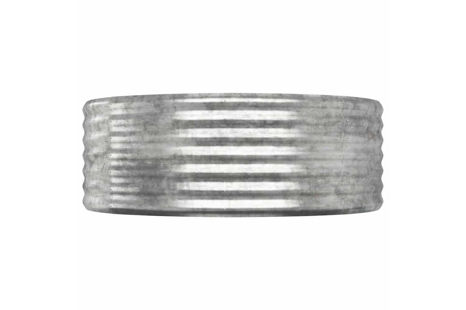 vidaXL 318987 Garden Raised Bed Powder-coated Steel 100x100x36cm Silver-2