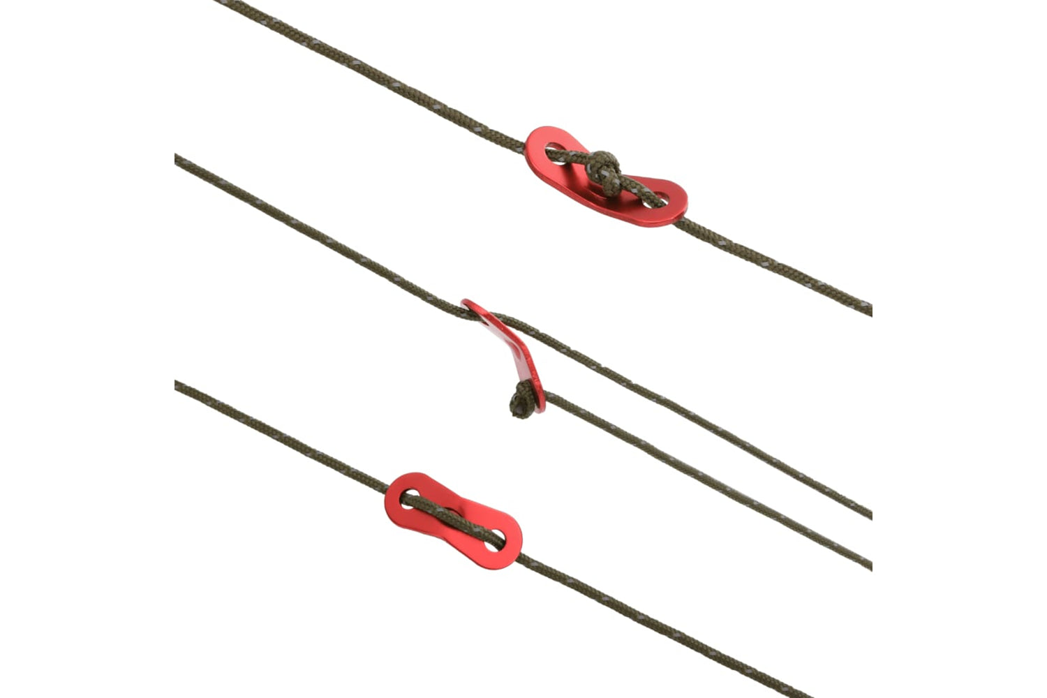 vidaXL 4008118 Tent Guy Rope With Reflective Strips And Spanners 50 M 3mm-5