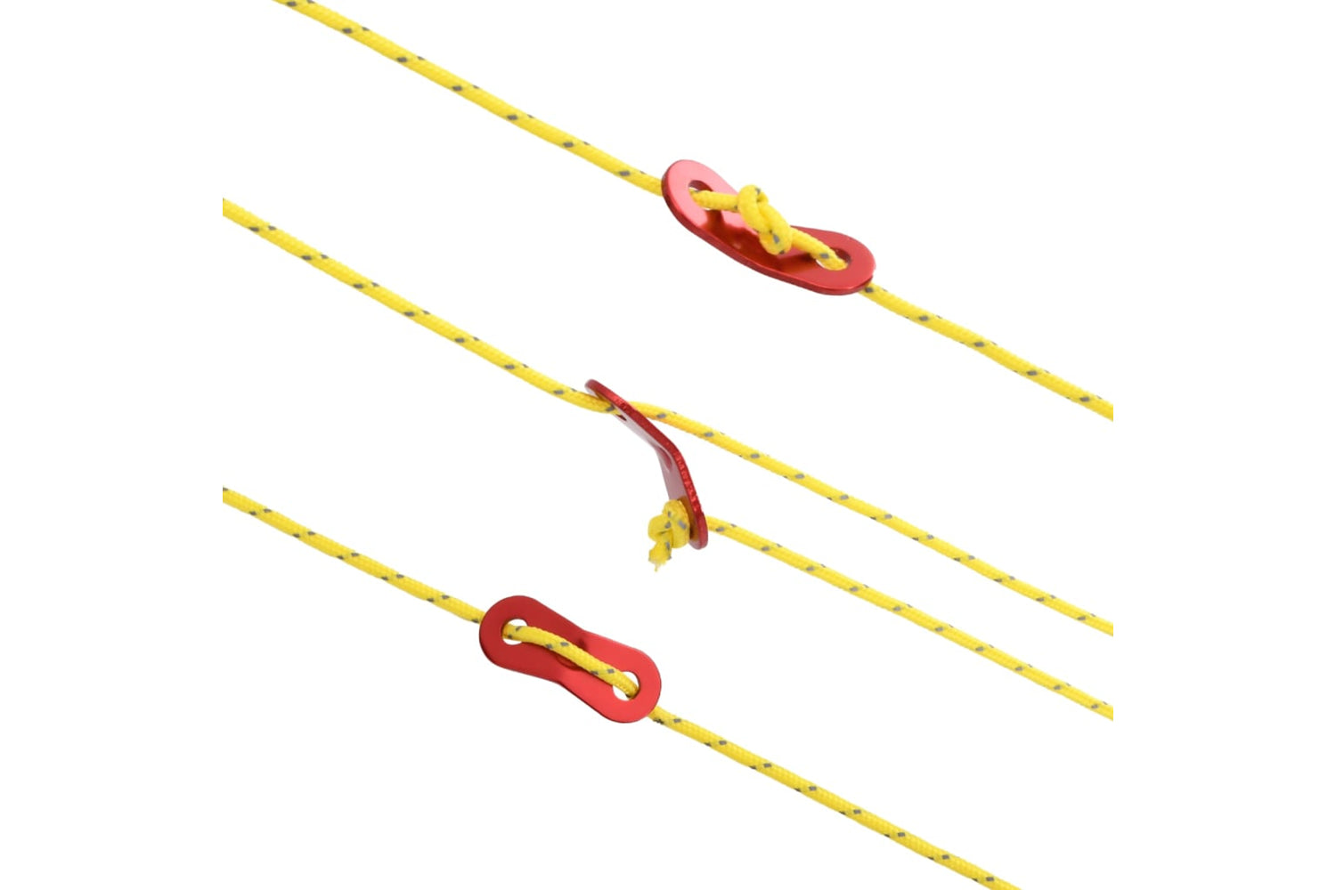 vidaXL 4008121 Tent Guy Rope With Reflective Strips And Spanners 50 M 3mm-5