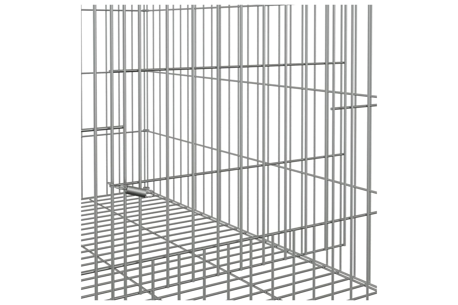 vidaXL 171567 Rabbit Cage 78x54x54cm Galvanised Iron-5