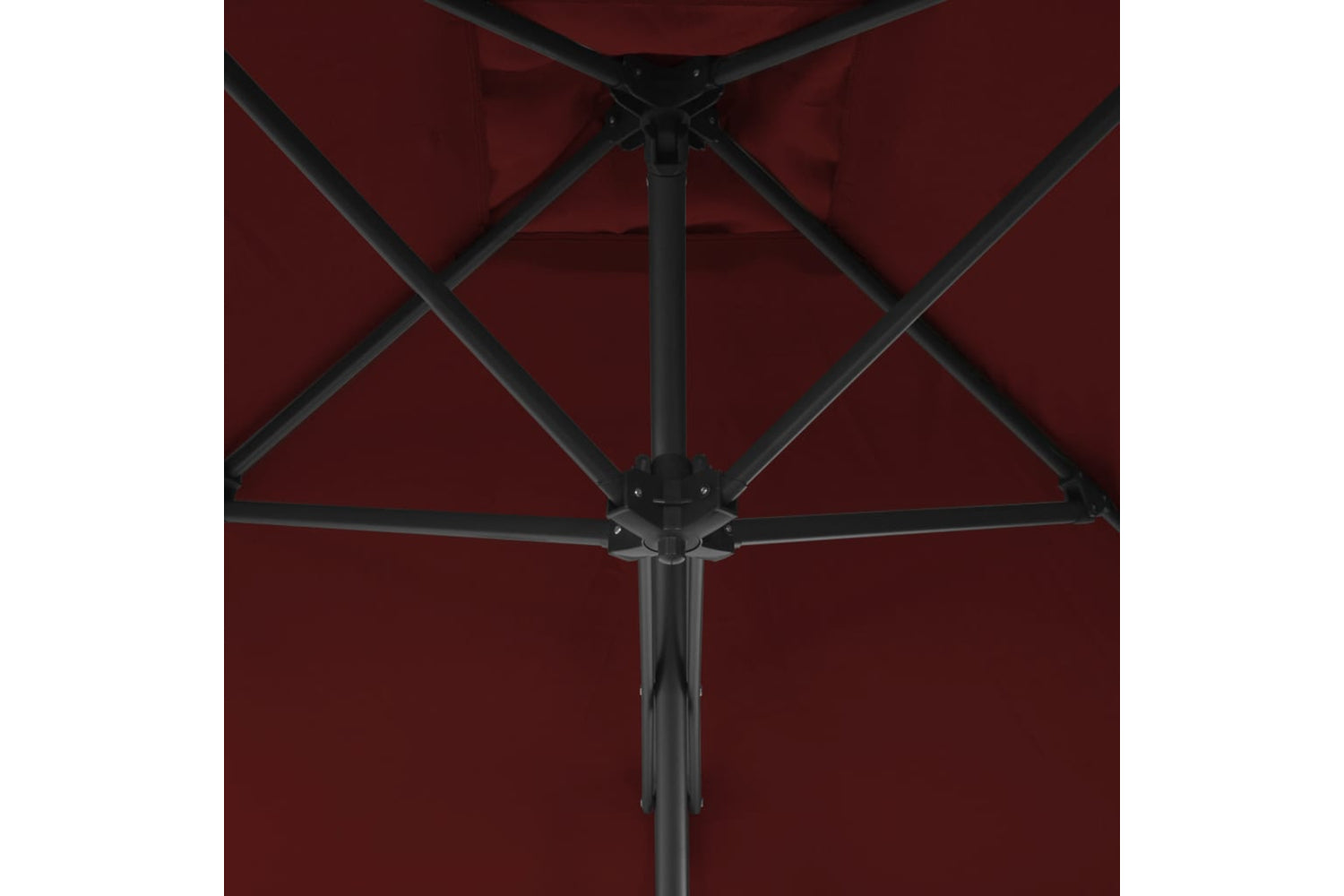 vidaXL 312518 Outdoor Parasol With Steel Pole Bordeaux Red 300x230cm-6