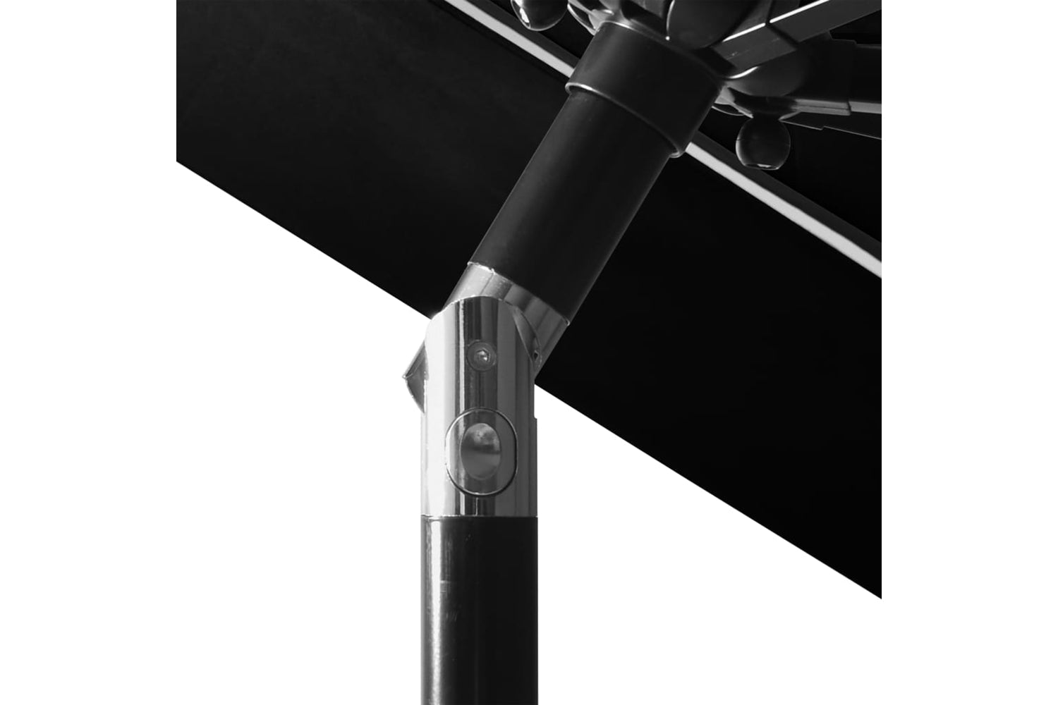 Vidaxl 313874 3-tier Parasol With Aluminium Pole Black 3 M-6