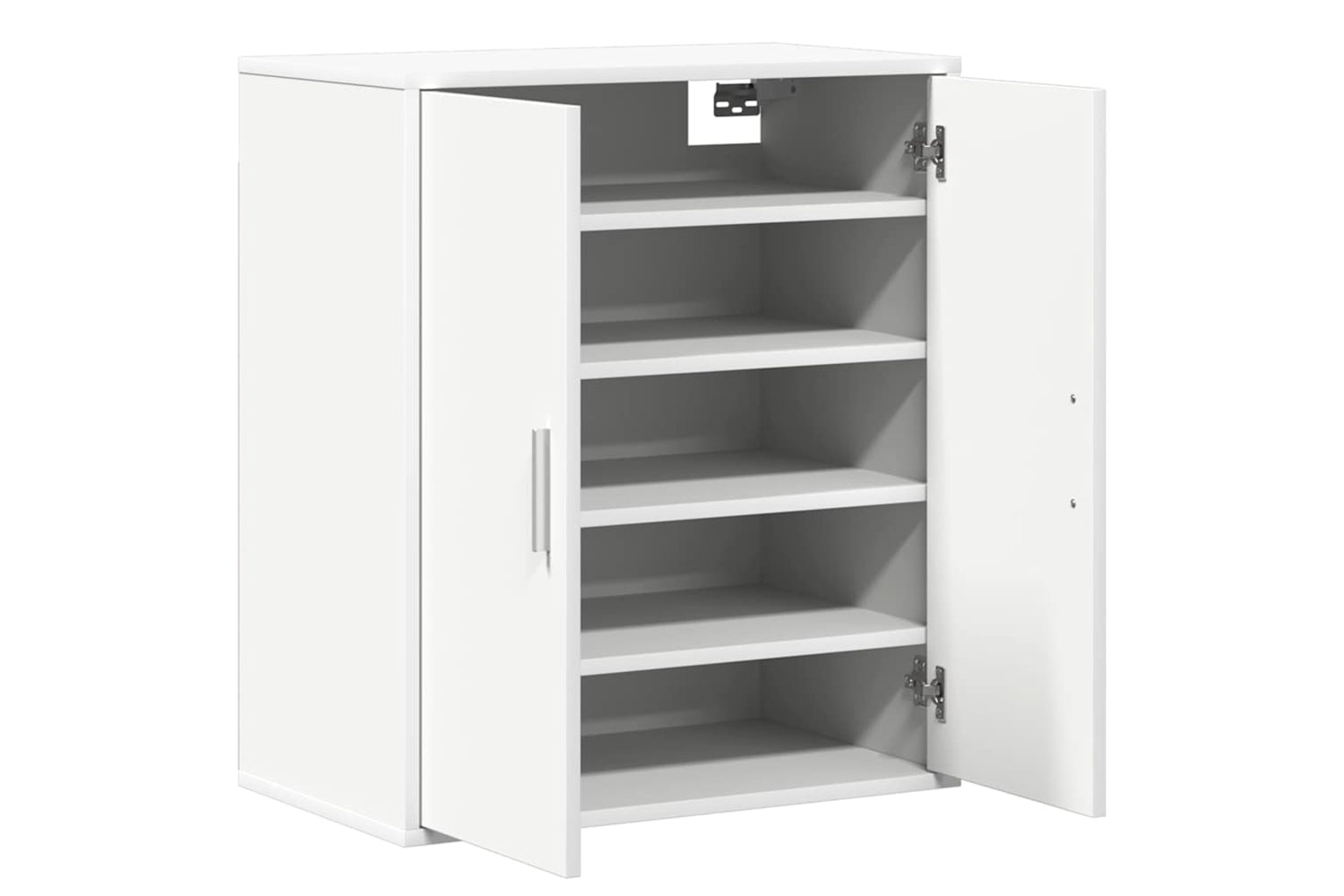 vidaXL 808918 Shoe Cabinet White 60x35x70cm Engineered Wood-7