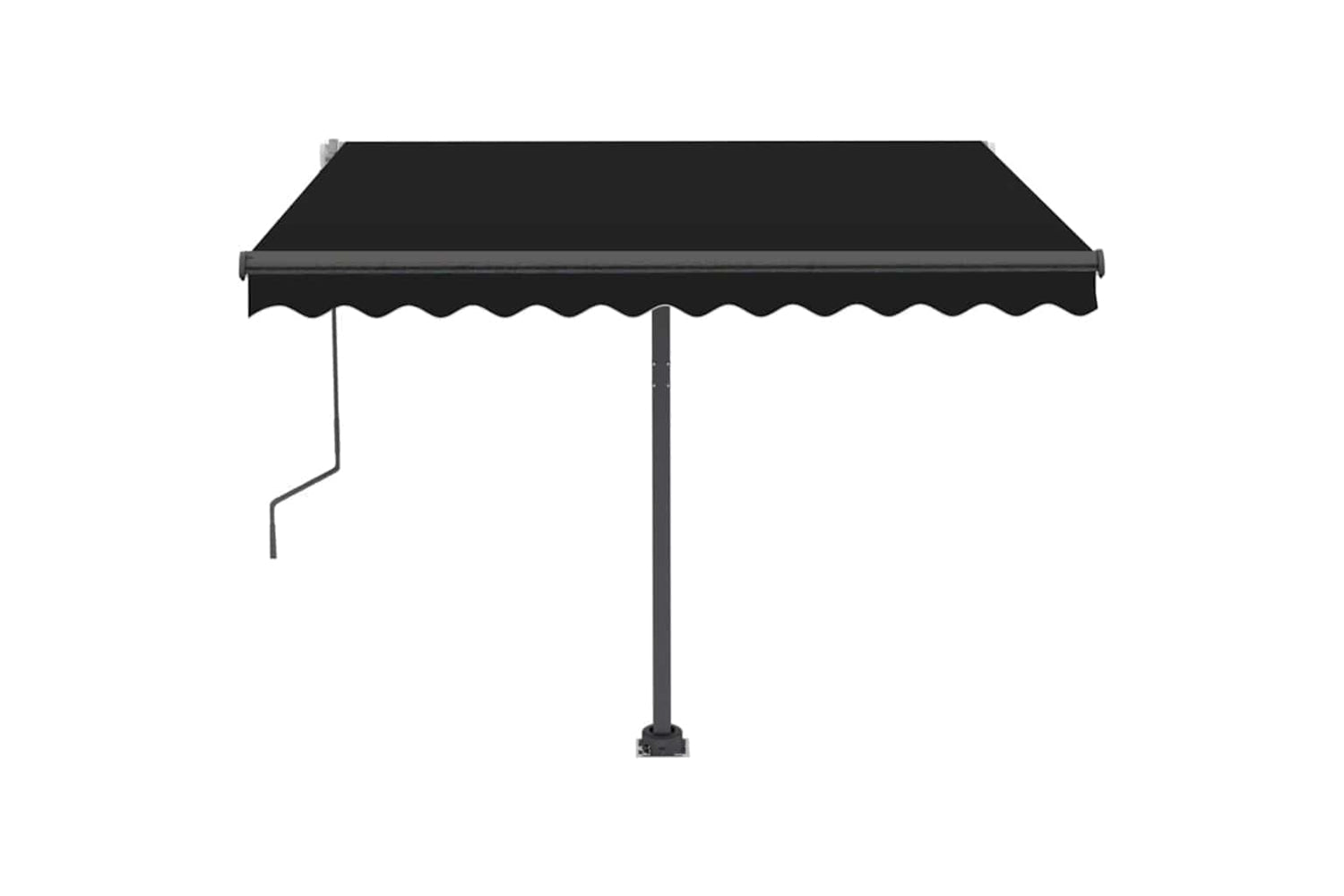 Vidaxl Manual Retractable Awning With Led 300x250 Cm Anthracite-6