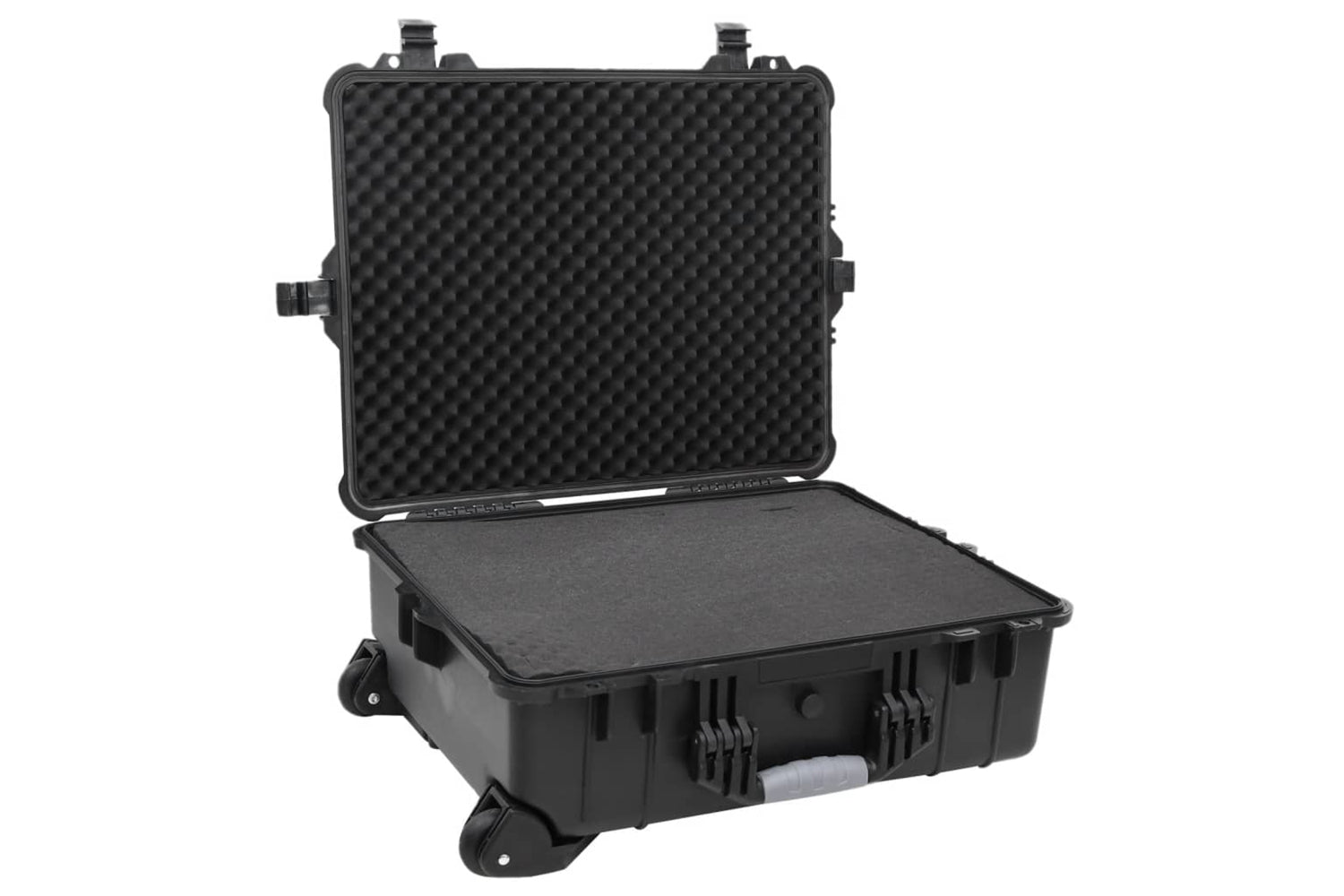 vidaXL 51800 Wheeled Flight Case Black 63x50x23cm Pp-4