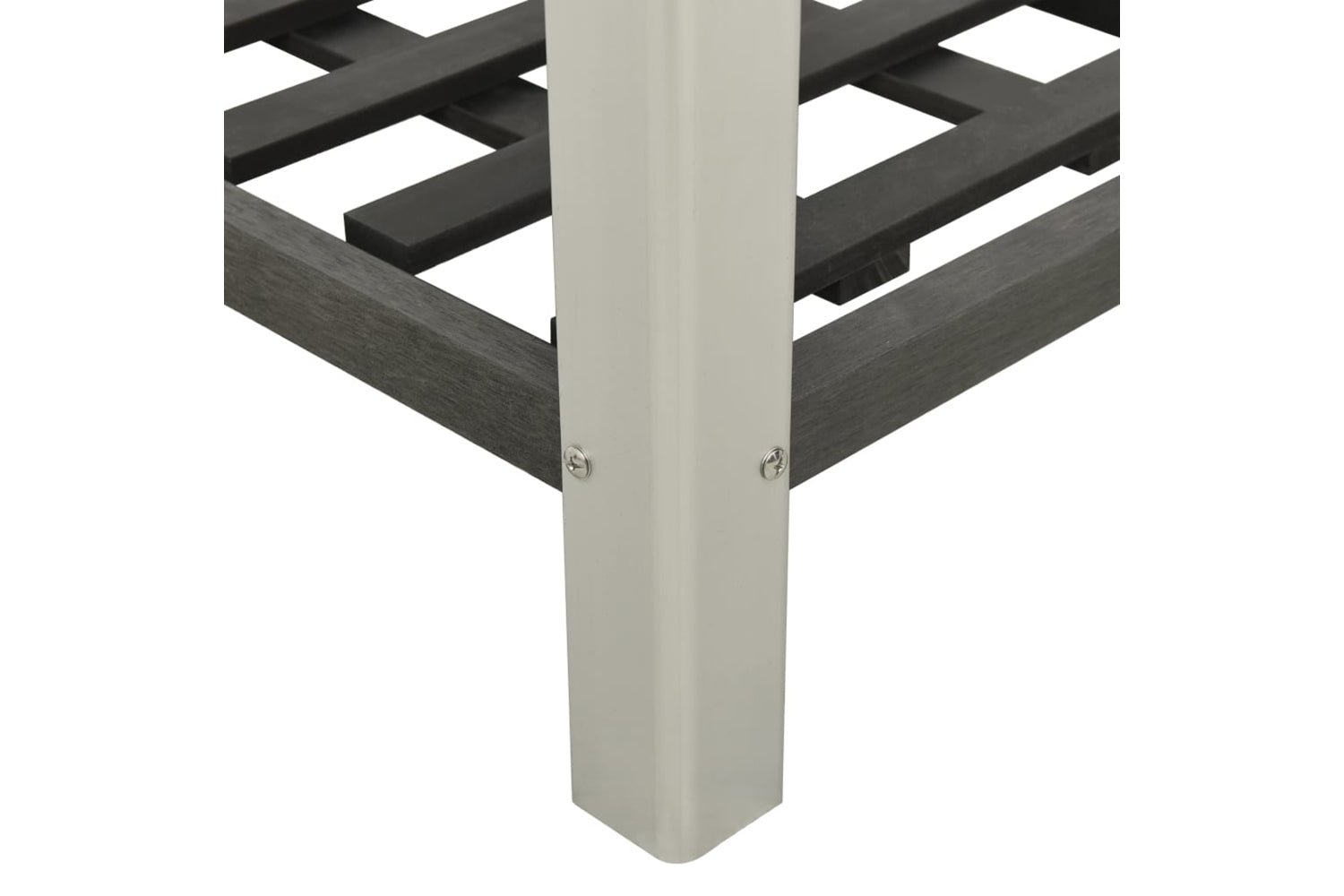 vidaXL 149013 Garden Raised Bed With Shelf 50x50x90cm Wpc Grey-4
