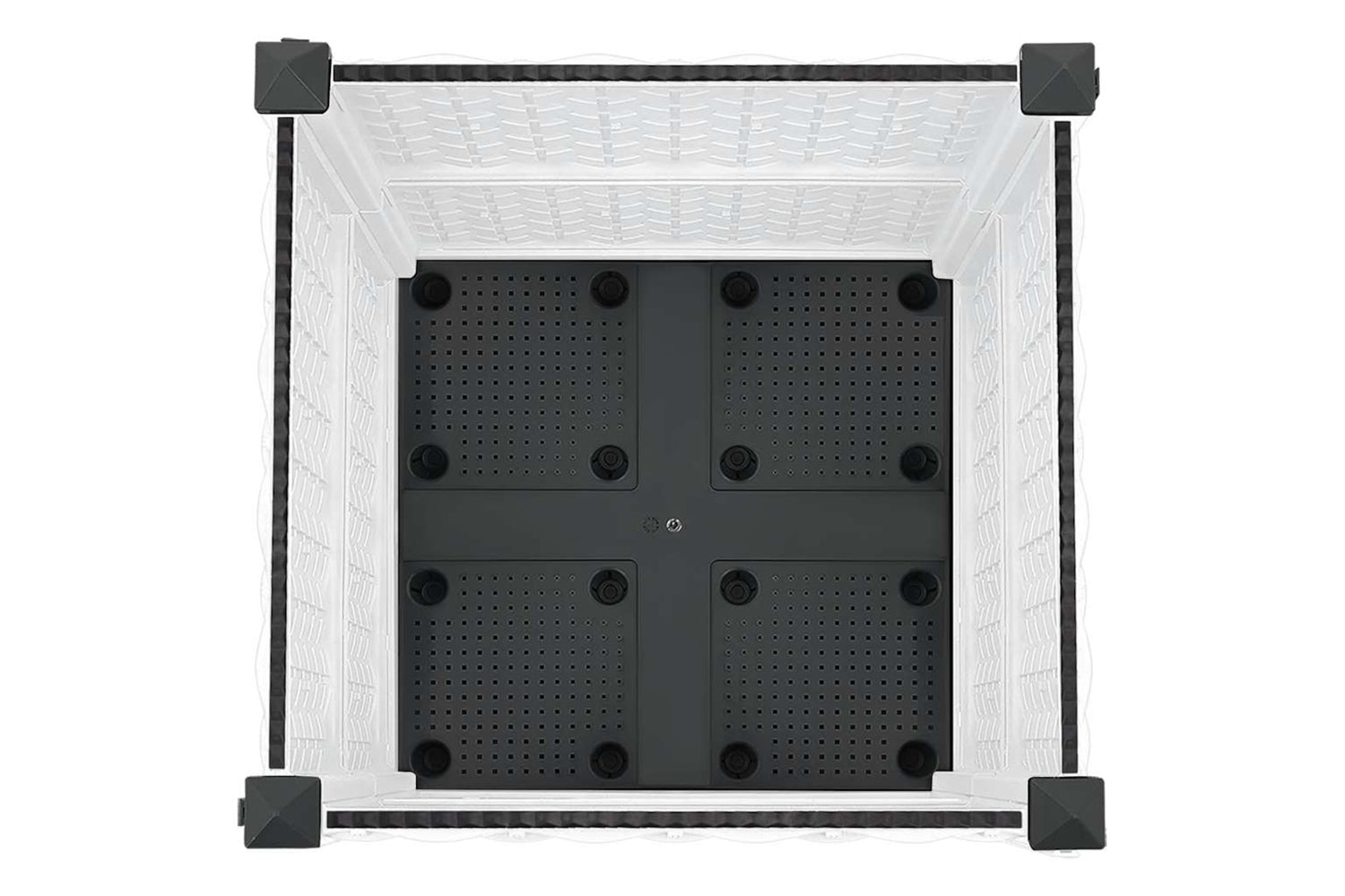 vidaXL Raised Bed 40x40x38cm Polypropylene-5