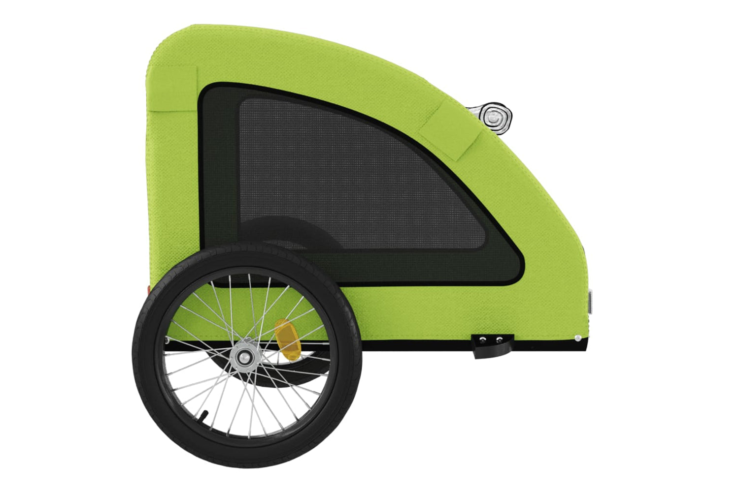 Vidaxl 93969 Pet Bike Trailer Green Oxford Fabric And Iron-6
