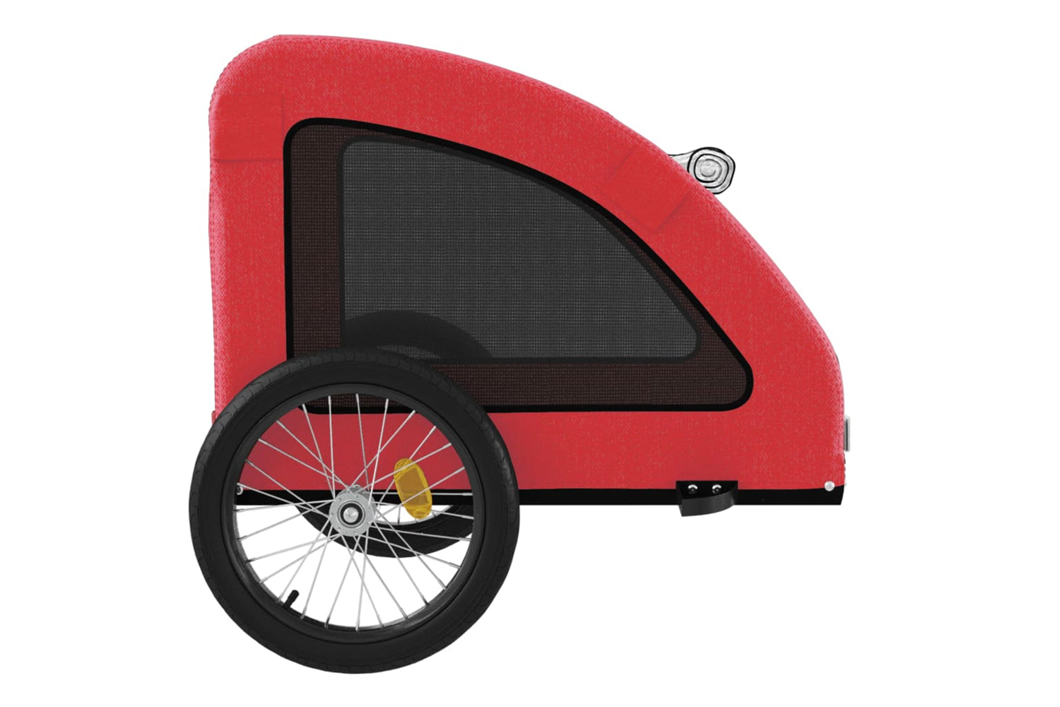 Vidaxl 93964 Pet Bike Trailer Red Oxford Fabric And Iron-6