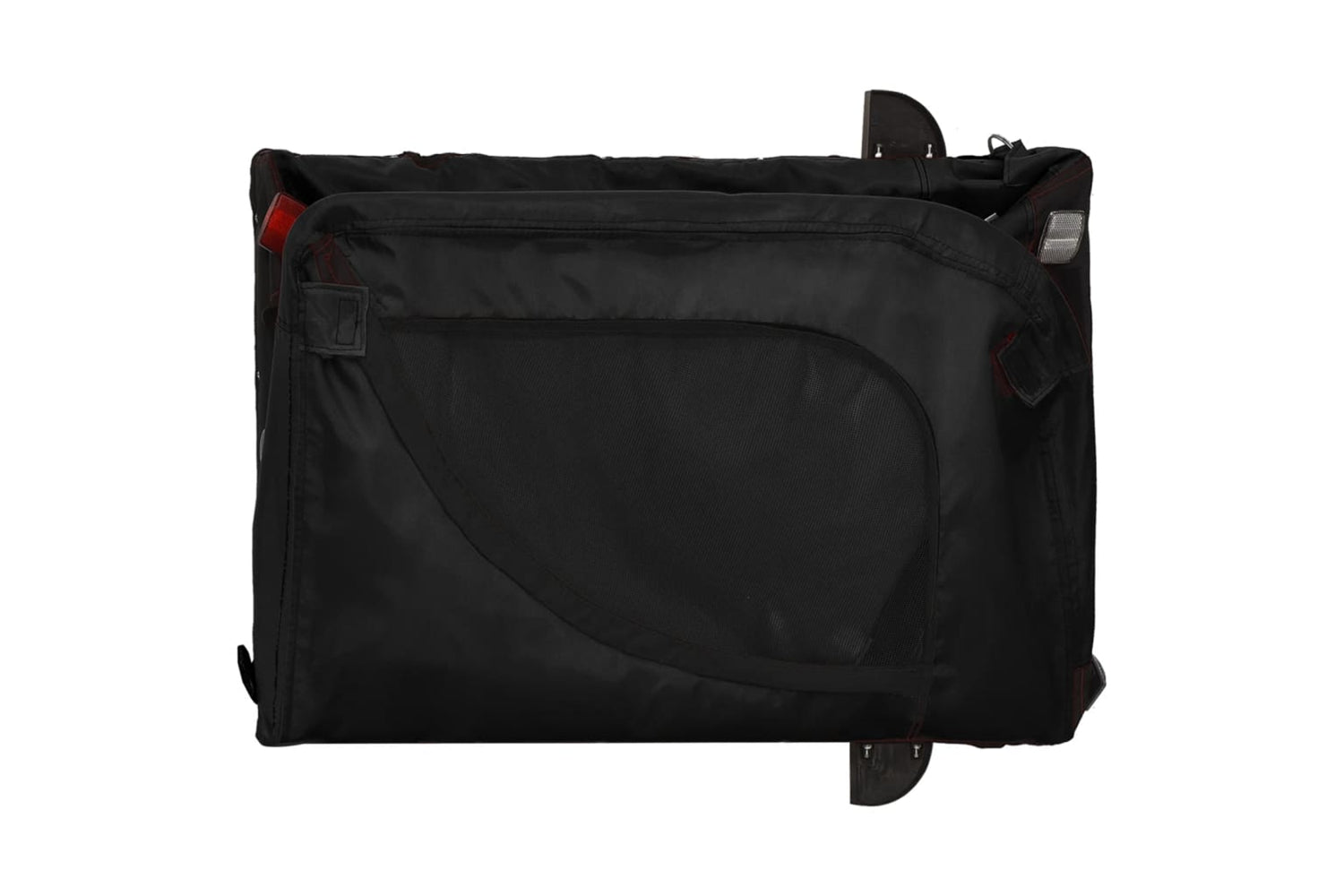 Vidaxl 94003 Pet Bike Trailer Black Oxford Fabric And Iron-7