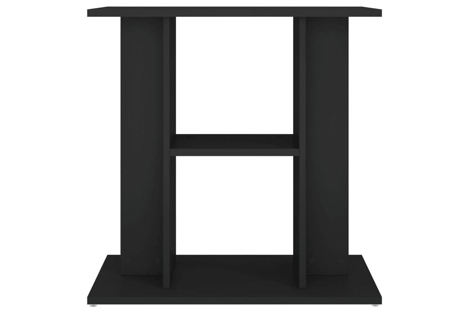 vidaXL 833568 Aquarium Stand Black 60x30x60cm Engineered Wood-3