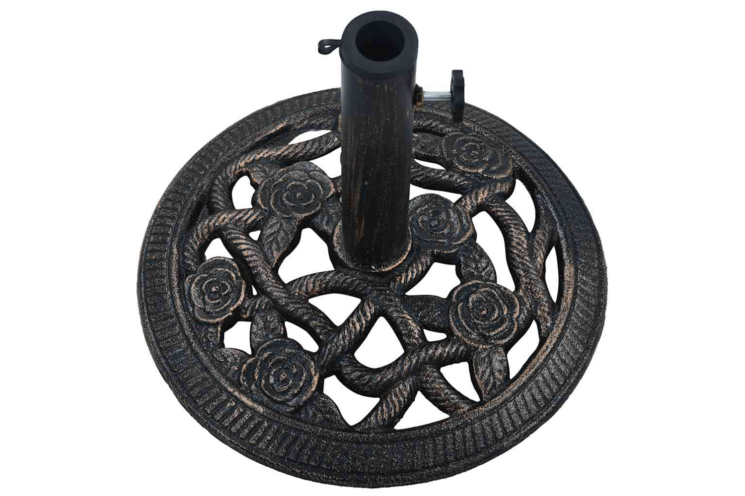 vidaXL 47865 Umbrella Base Black And Bronze 9 Kg 40cm Cast Iron-5